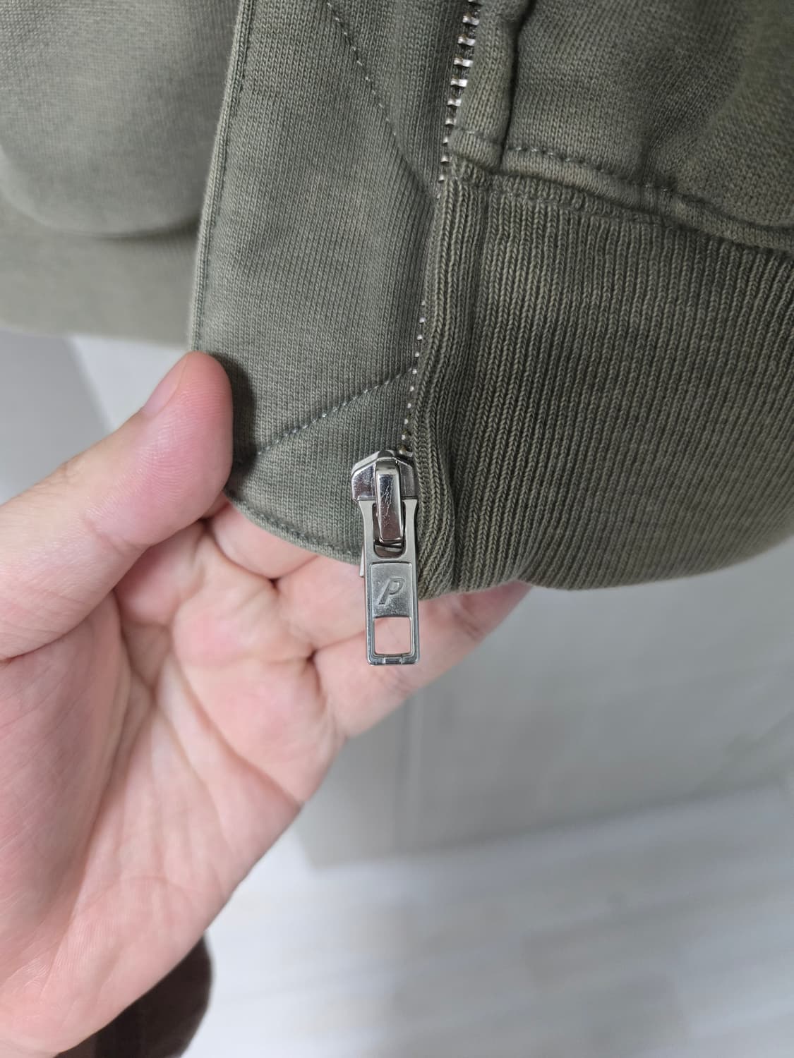 팔라스 워시 아웃 봄버 자켓 딥 그린 상품이미지3