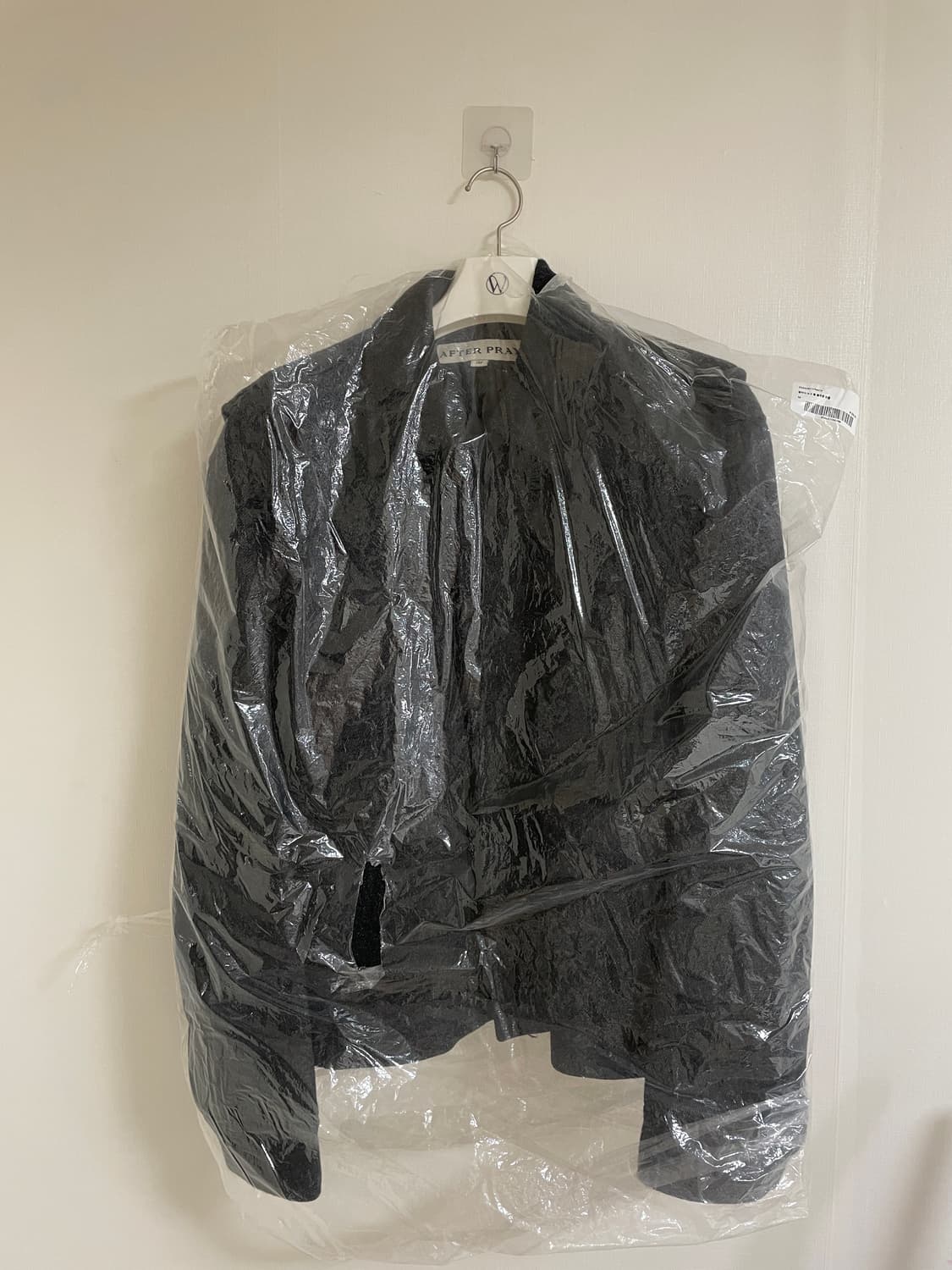 [M] 애프터프레이 클래식 A-2 울 블루종 차콜 상품이미지3