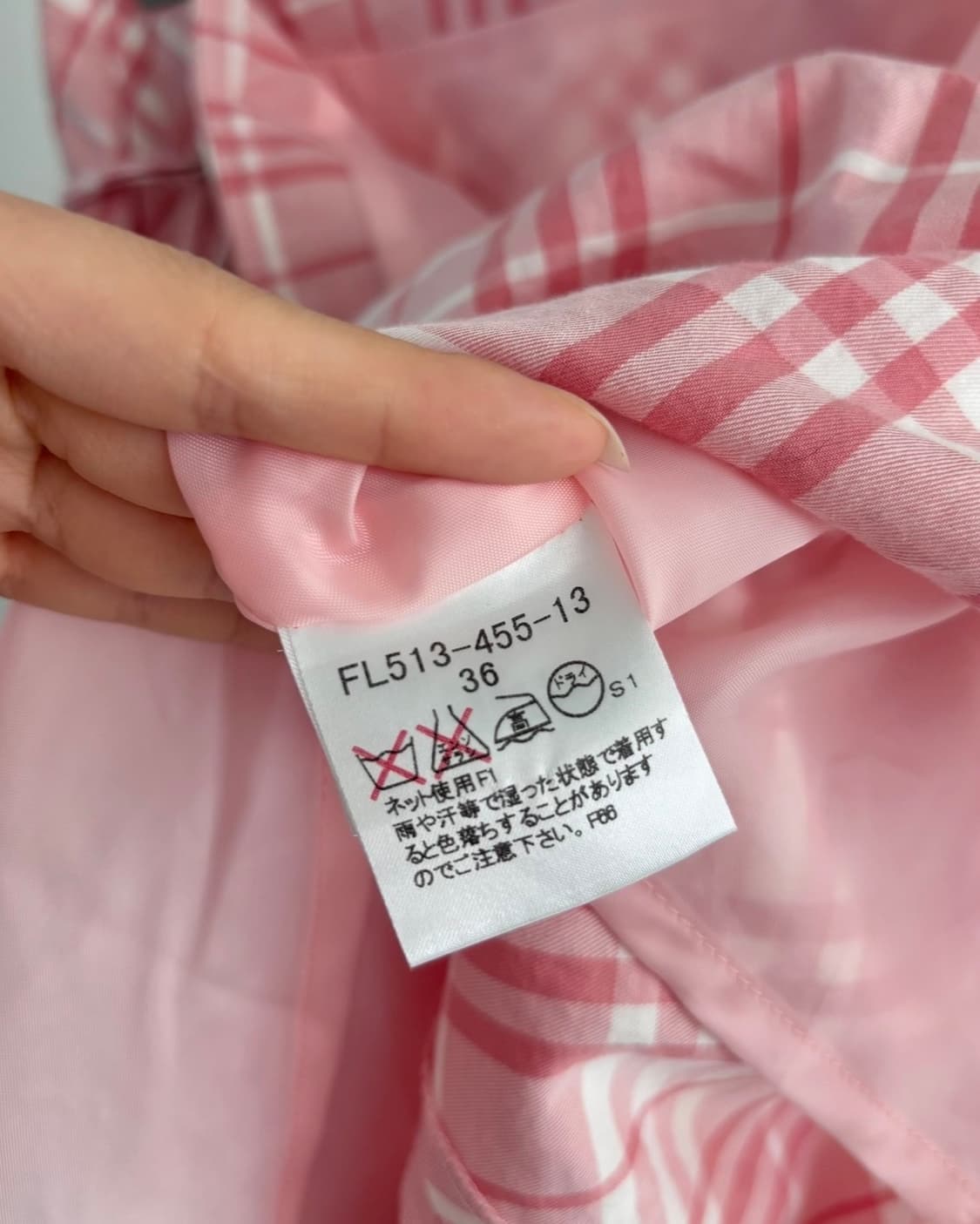 Burberry 버버리 핑크 노바체크 미디 스커트 상품이미지8