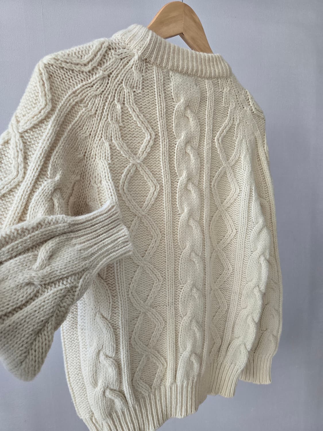 Giovanni 울100% 케이블 니트 상품이미지7