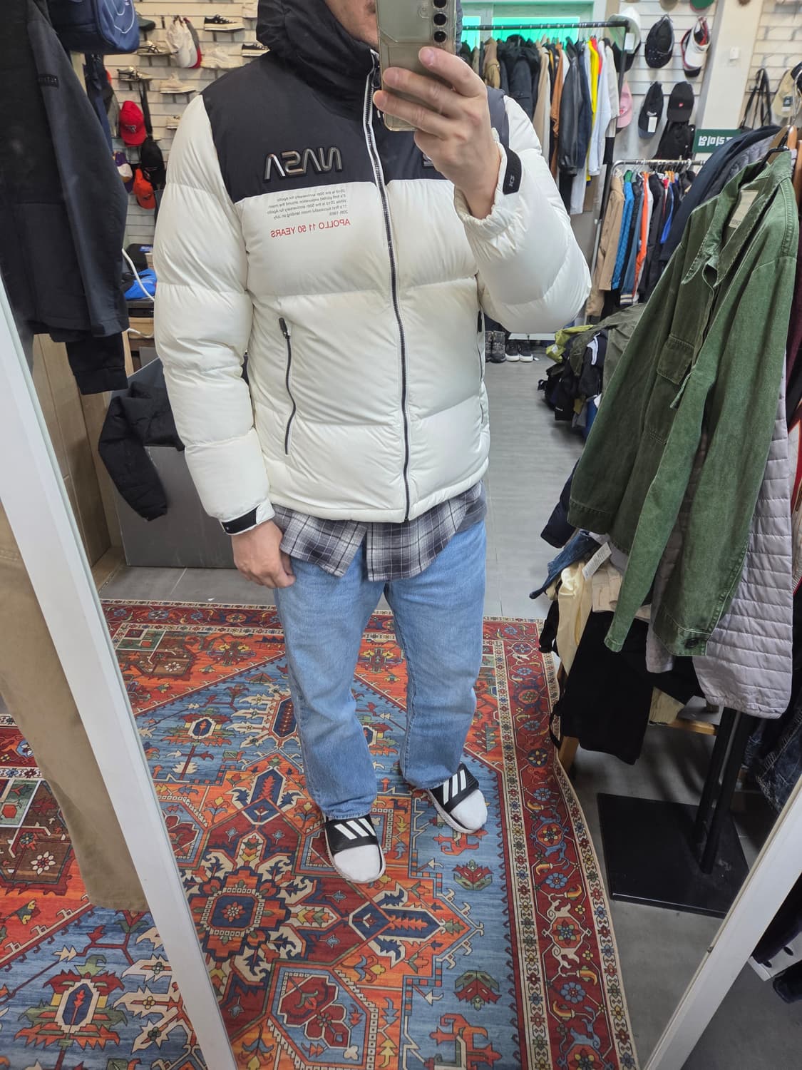 K2 나사 숏패딩 xl 상품이미지7