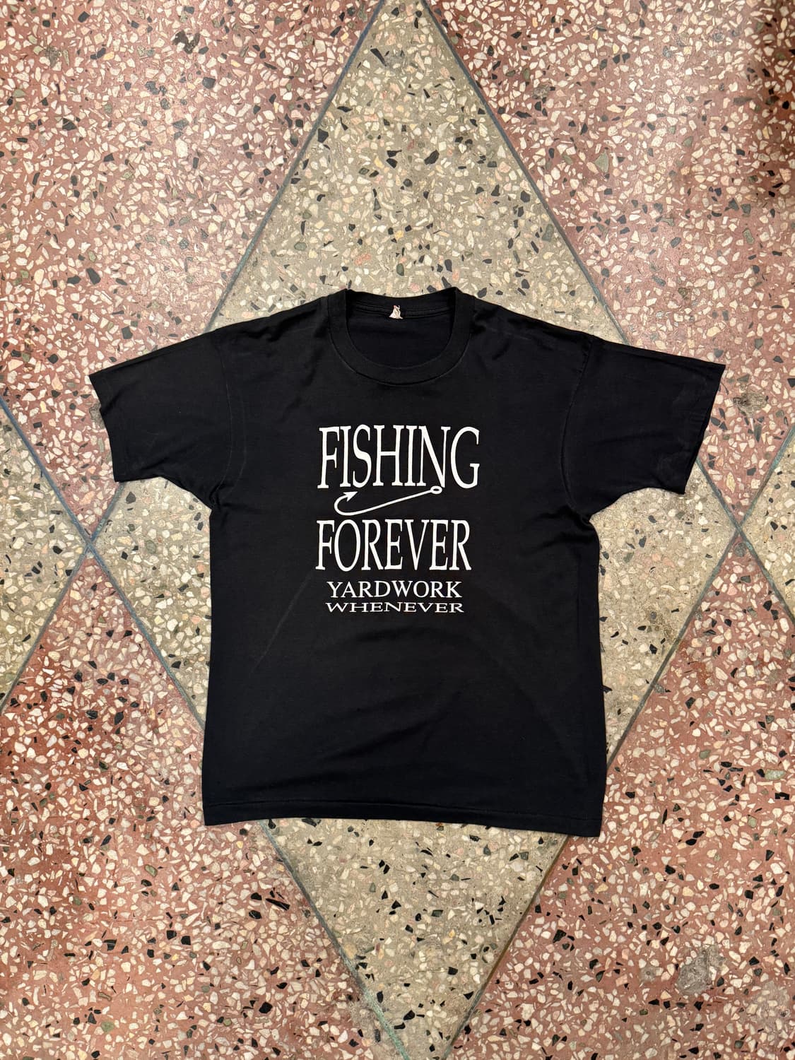 80s 스크린스타 fishing 티셔츠 (XL) 상품이미지1
