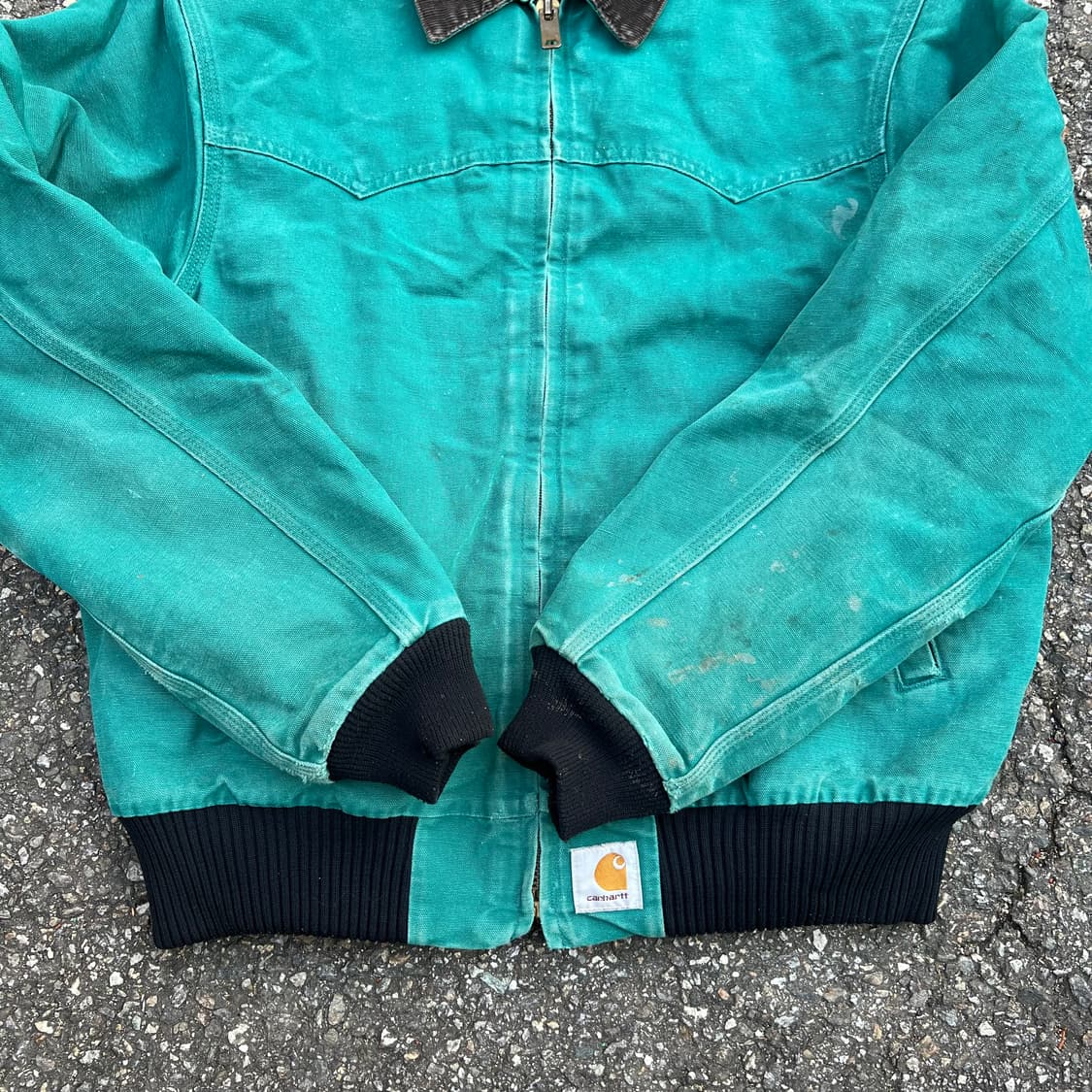 90년대 빈티지 칼하트 J13 아쿠아 덕 산타페 자켓 상품이미지4