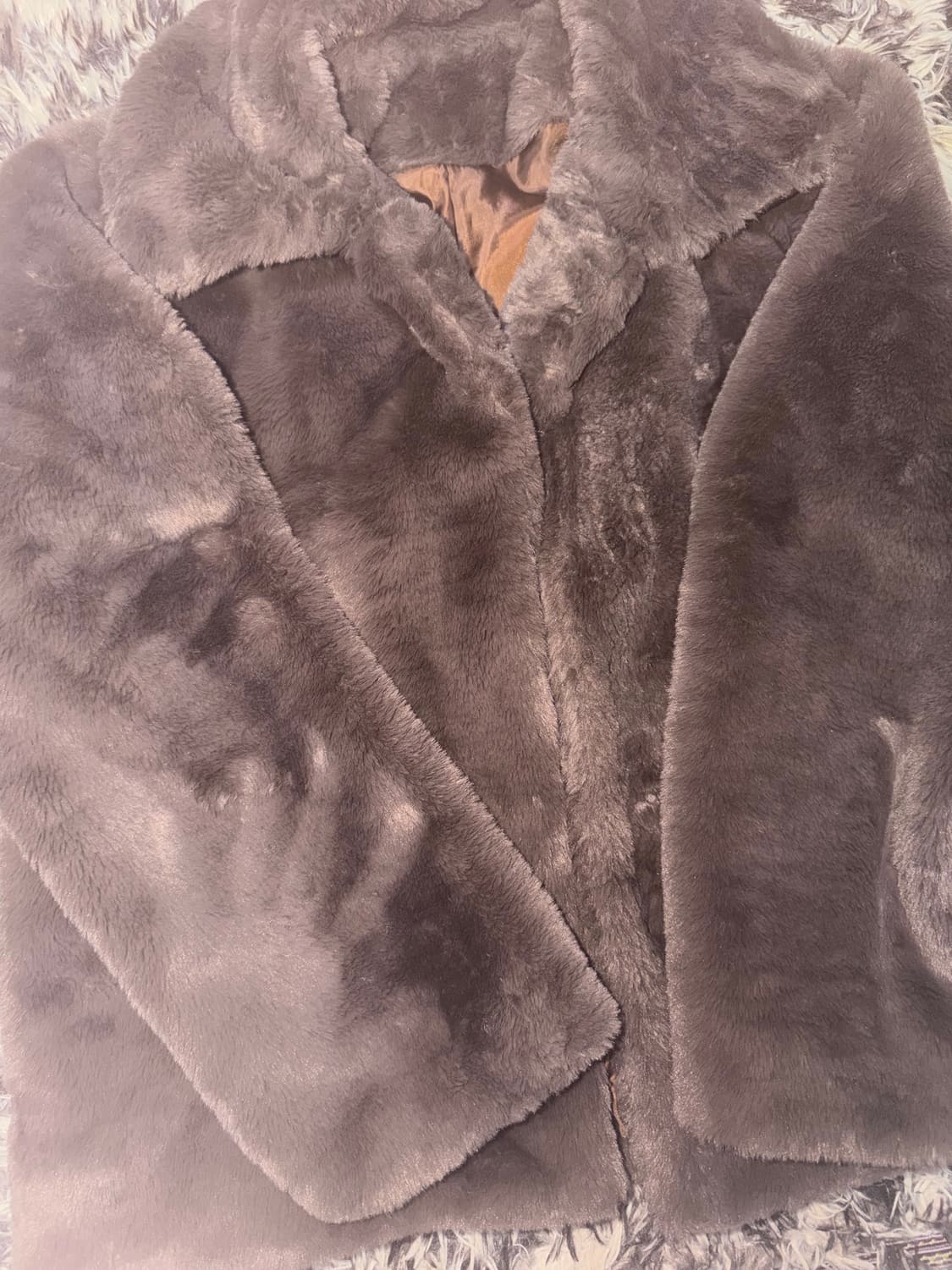 빈티지 브라운 퍼자켓 상품이미지4