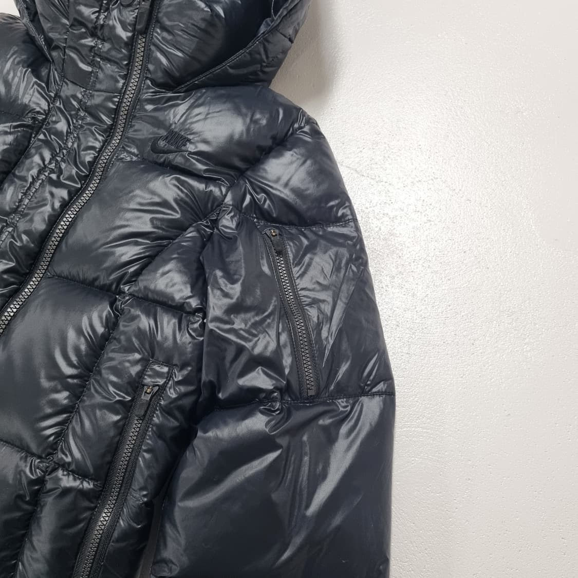 빈티지 나이키 크롭 봄버 패딩 - S 상품이미지5