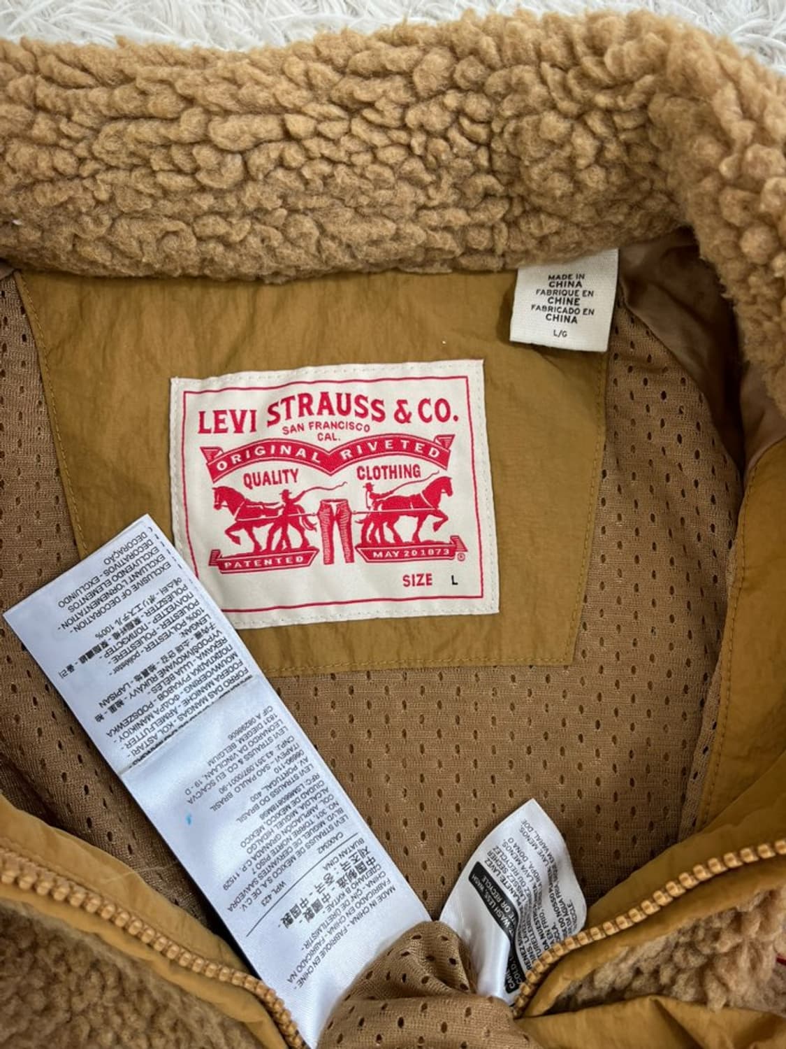 리바이스 양털 후리스/#302 상품이미지5