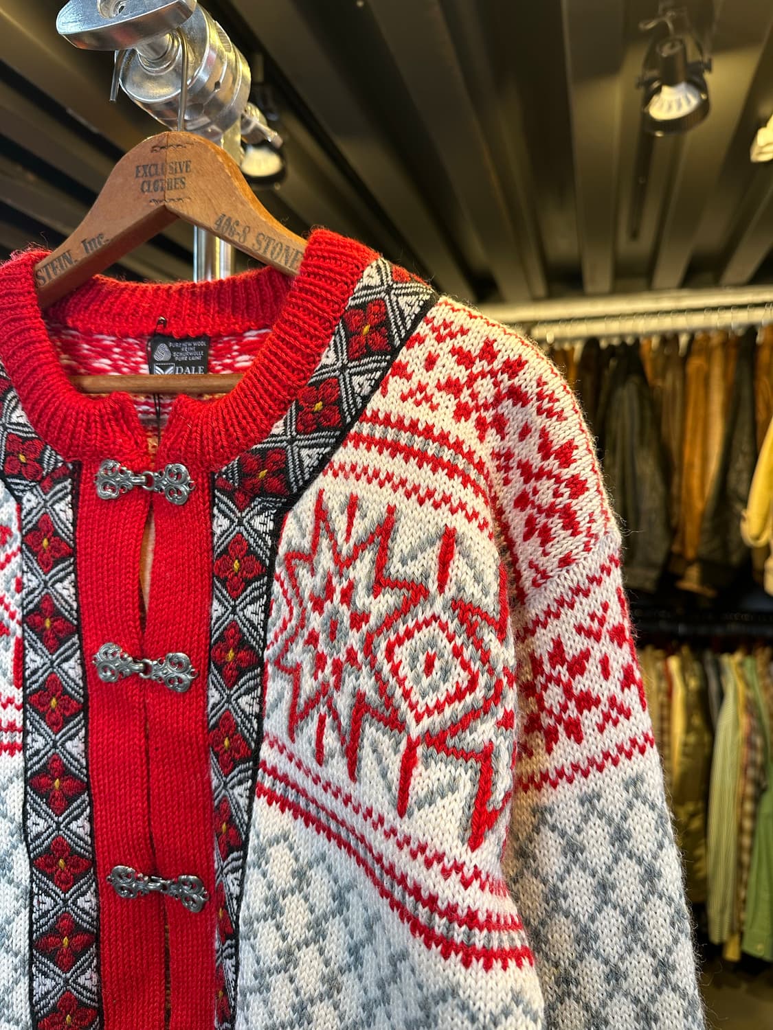 데일오브노르웨이 헤비 울 노르딕 가디건 상품이미지4