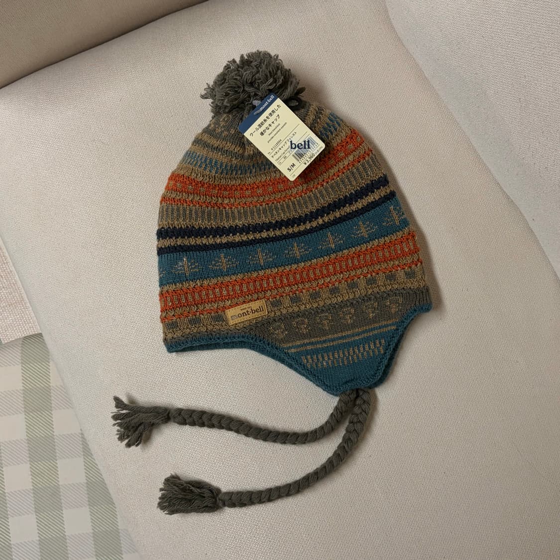 몽벨 이어플랩 방울비니 모자 상품이미지1