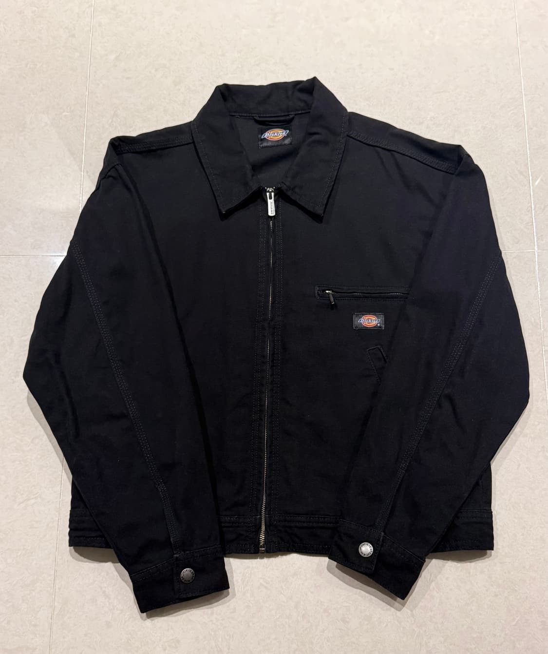 디키즈 우먼스 뉴 덕 캔버스 워시드 재킷 Black 상품이미지1