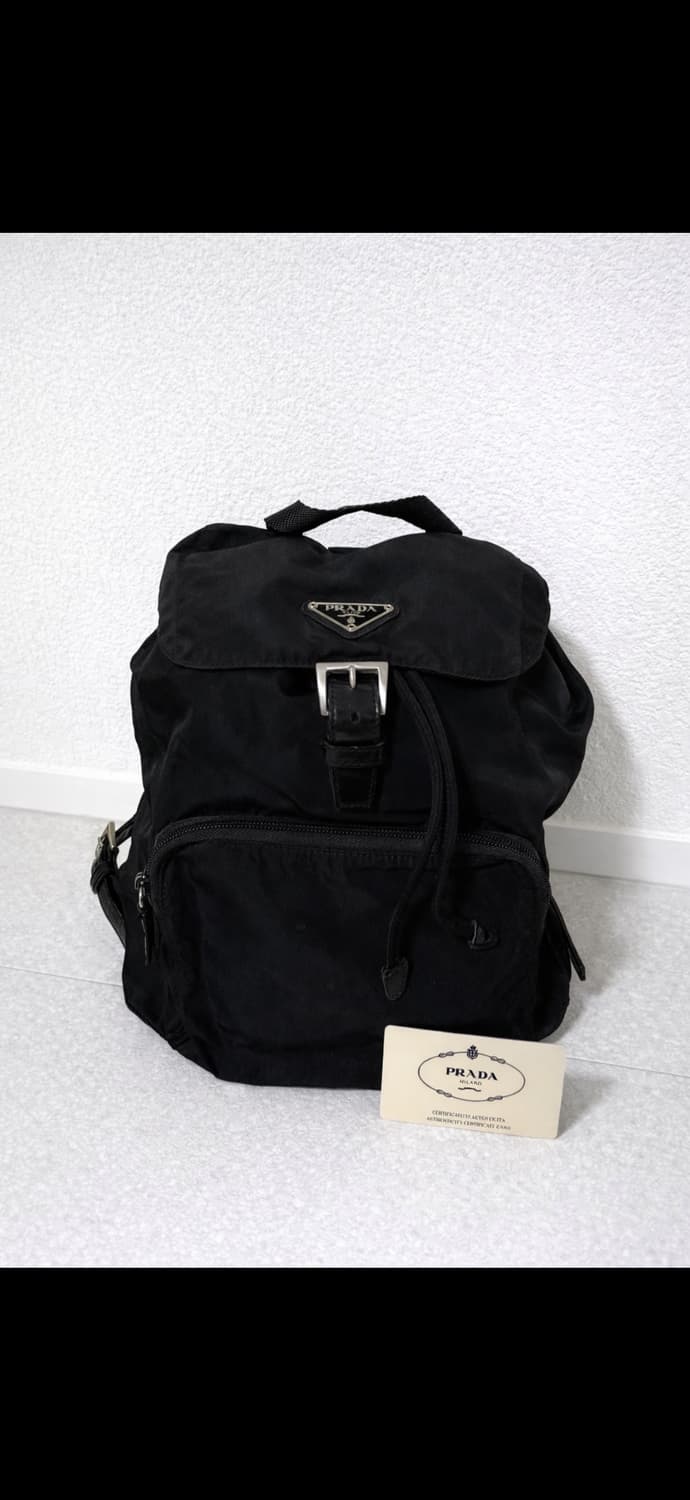 (프라다 정품) 프라다 원포켓 나일론 백팩 상품이미지1