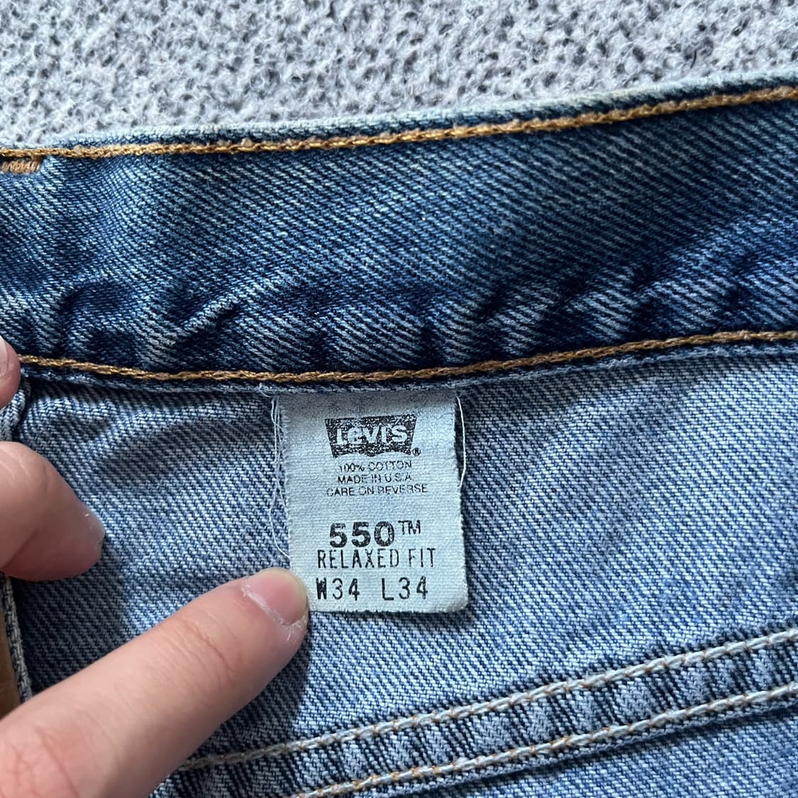 리바이스 550 릴렉스 핏 데님팬츠 상품이미지5