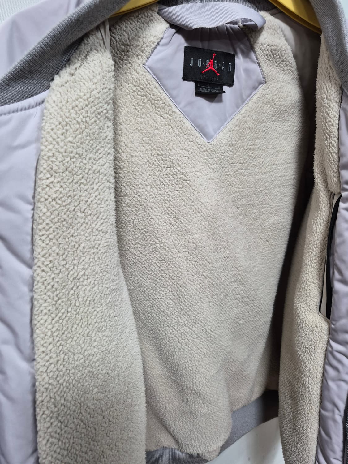 조던 나이키 에어 봄버 자켓 그레이 남성105 상품이미지3