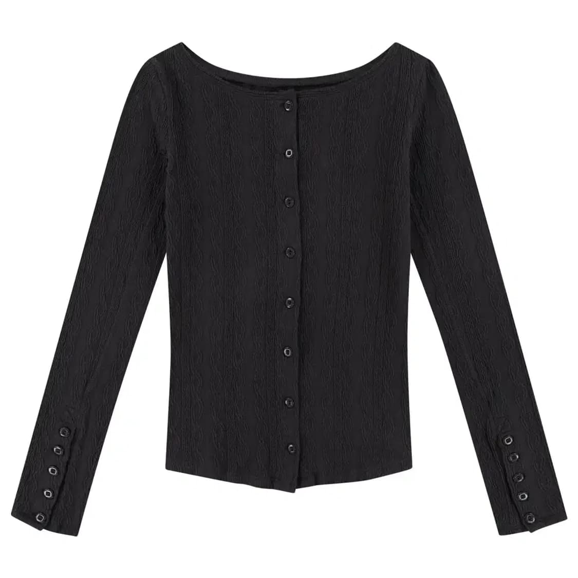 코이세이오 투웨이 롱슬리브 차콜 상품이미지1