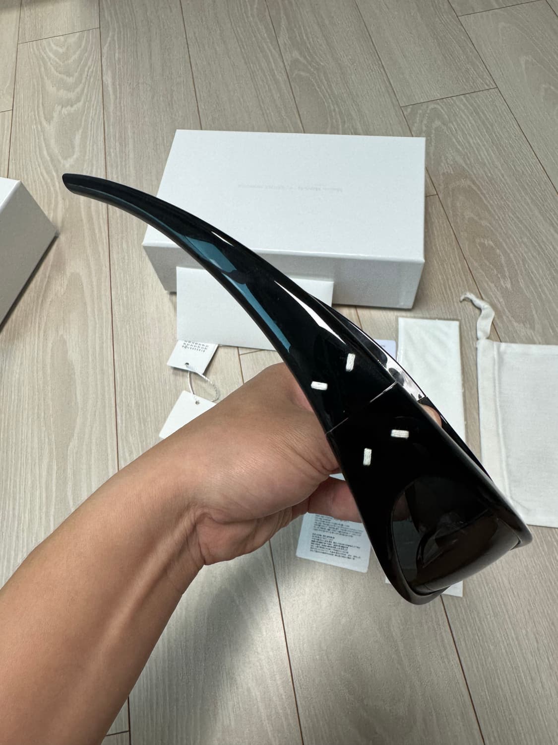 젠틀 몬스터 x 메종 마르지엘라 MM203 블랙 그레이 상품이미지5