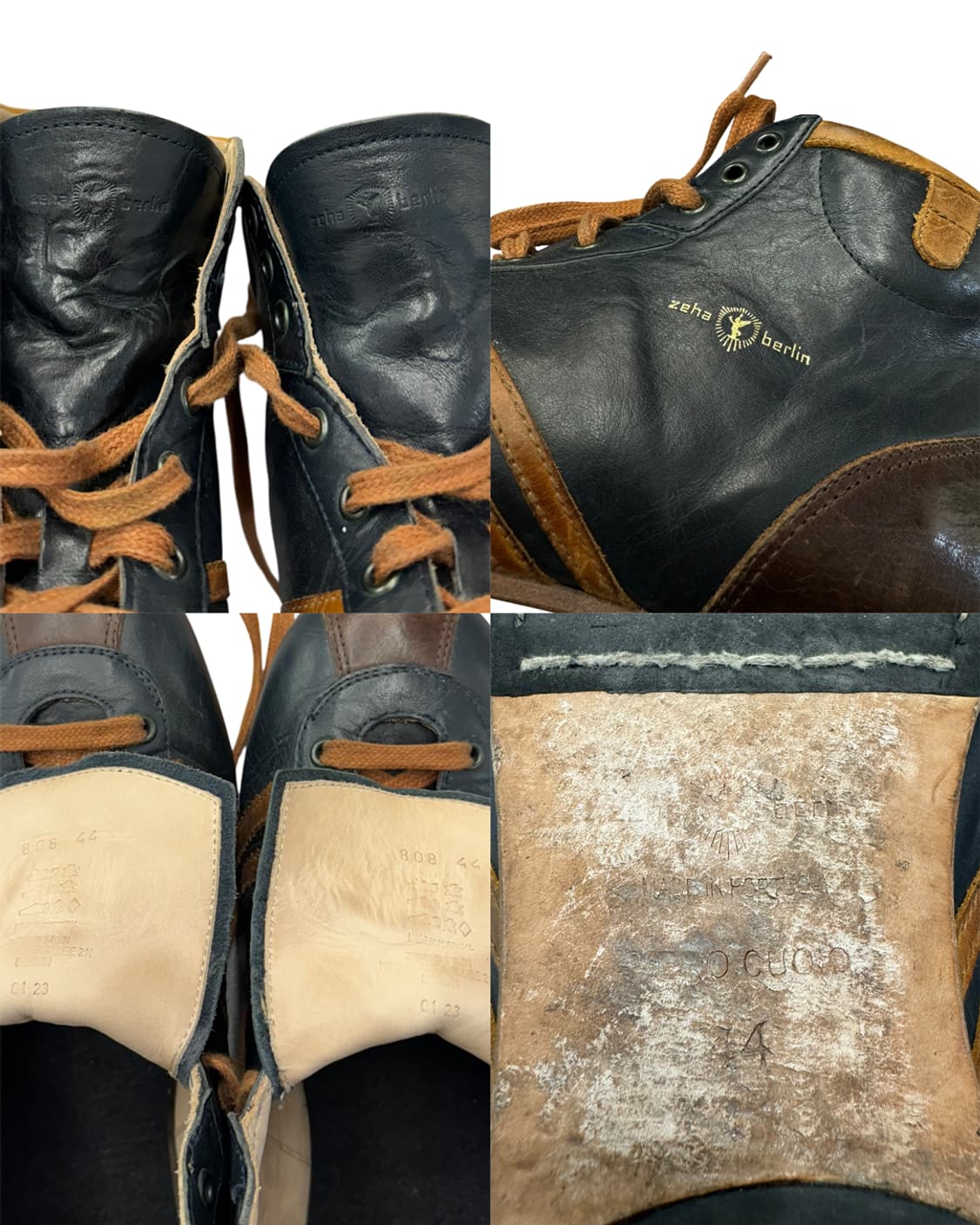 체하 베를린 “더비” 앵클 하이 레더 스니커즈 상품이미지10