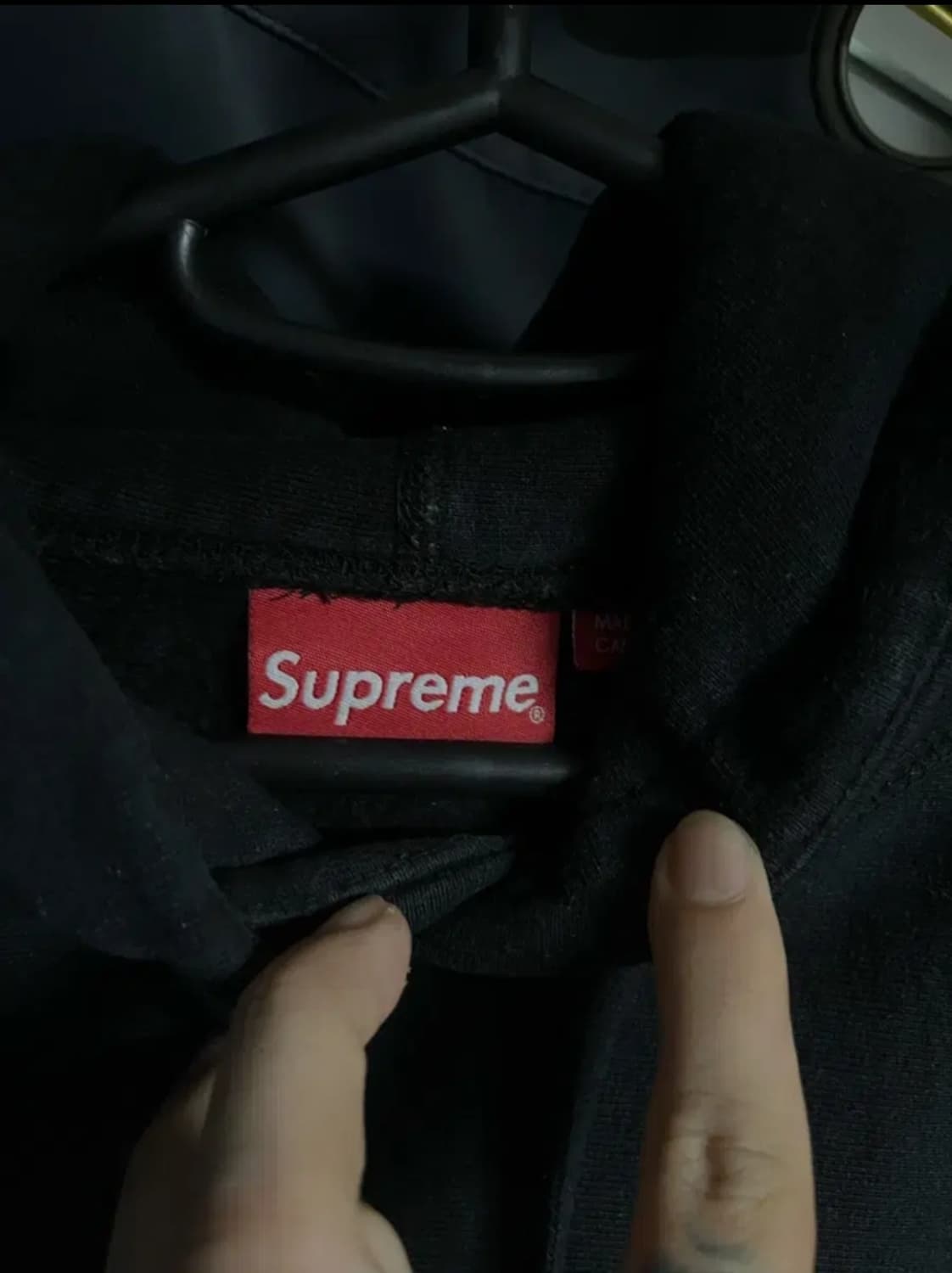 [정품] 슈프림 스모 블랙 후드티 100 상품이미지2