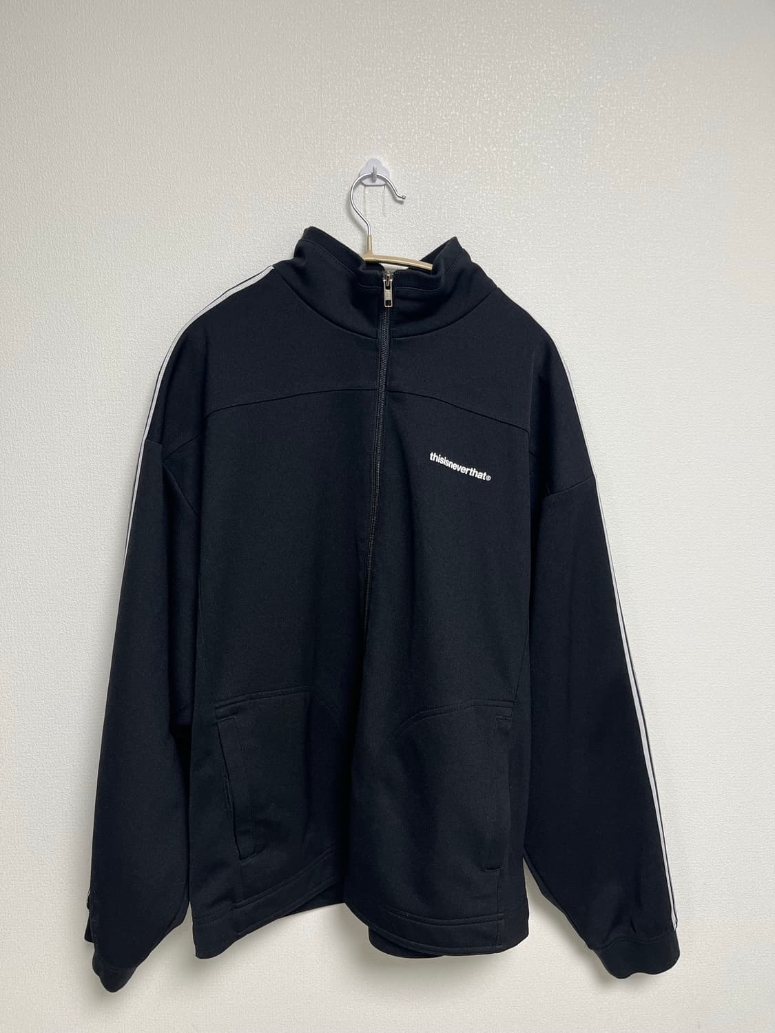 [M] 디스이즈네버댓 블랙 트랙 자켓 트랙탑 져지 상품이미지4