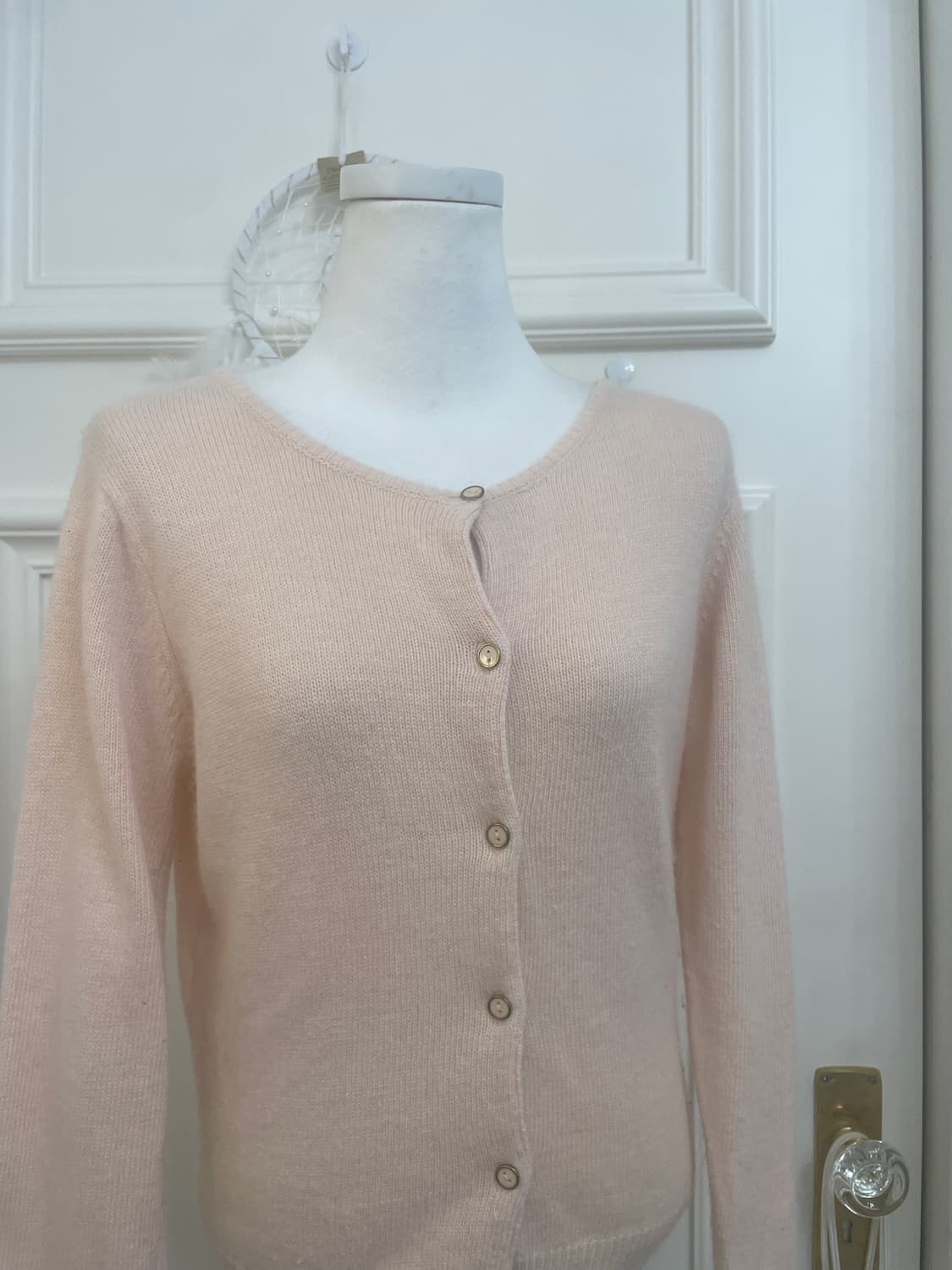 sheer coral soft basic cardigan(size-M) 상품이미지5