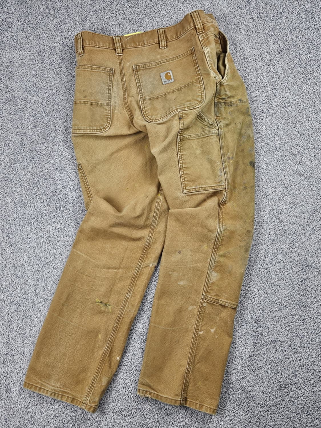 칼하트 덕 캔버스 더블니 카펜터 워크 팬츠 (32 X 32)/ 10169 상품이미지3
