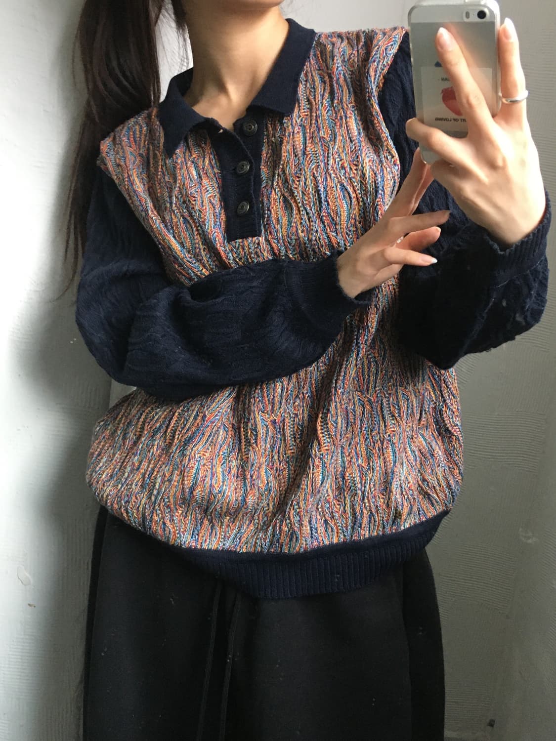 Coogi 쿠지 3D 케이블 카라 니트 상품이미지1