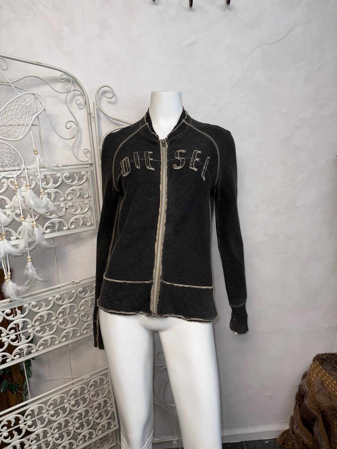 DIESEL washing charcoal cotton zipup 상품이미지8