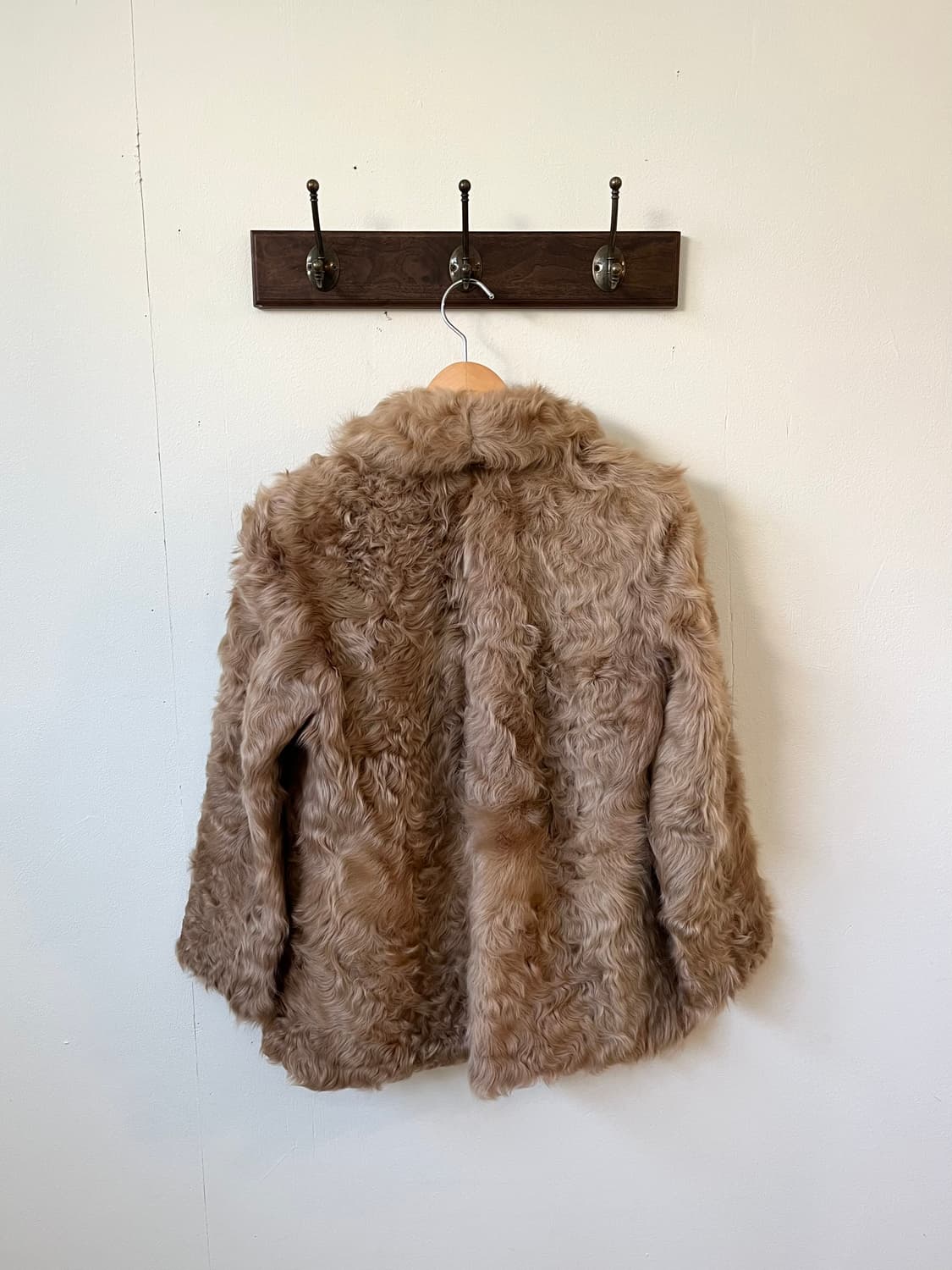 ROTINY 베이지 폭스 퍼 자켓 상품이미지4