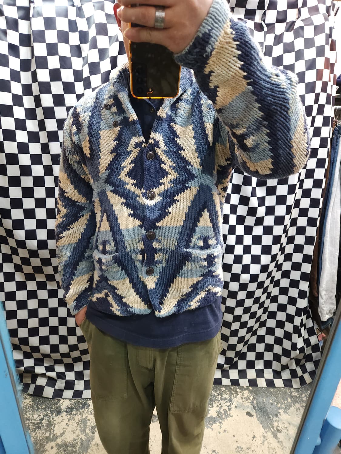 폴로 랄프로렌 데님엔 서플라이 나바호 가디건
 상품이미지9