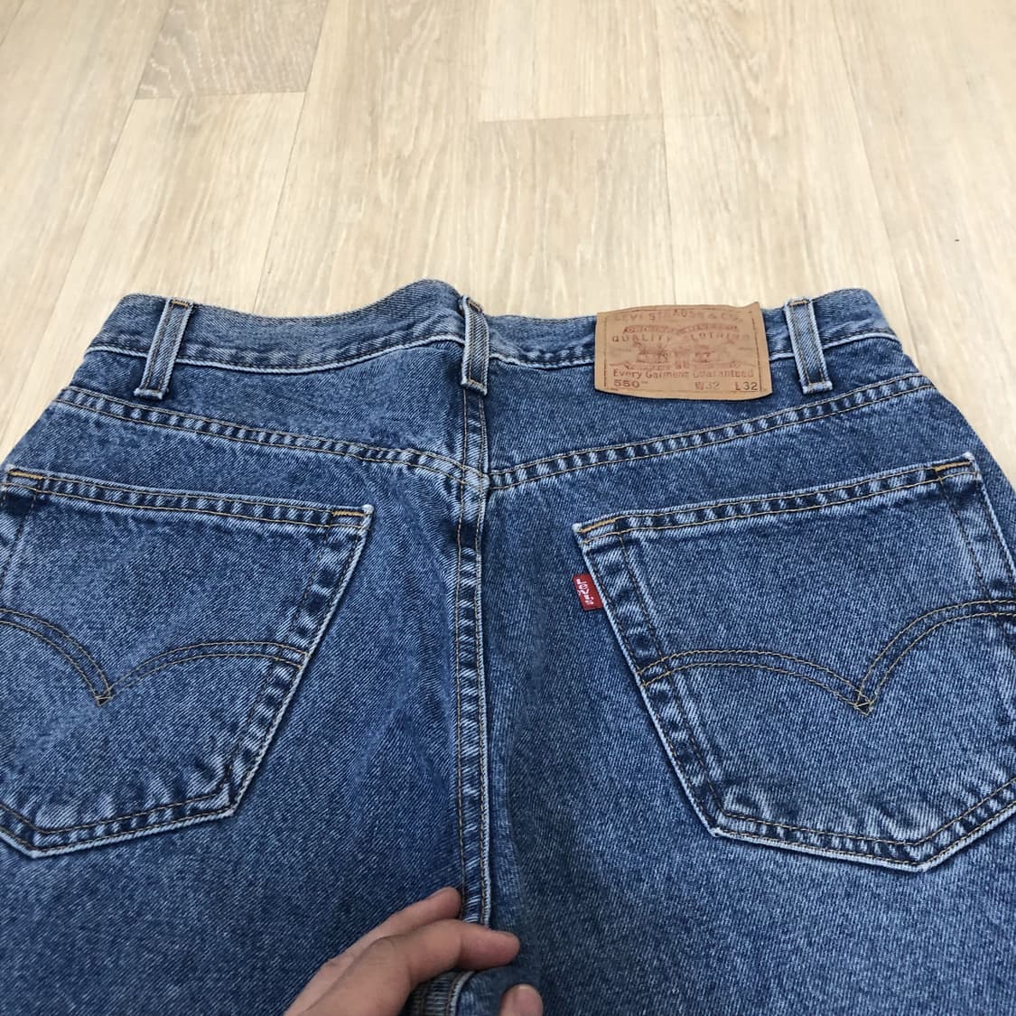 (31) 00's 리바이스 Levi's 550 릴렉스드핏 연청 데님 상품이미지3