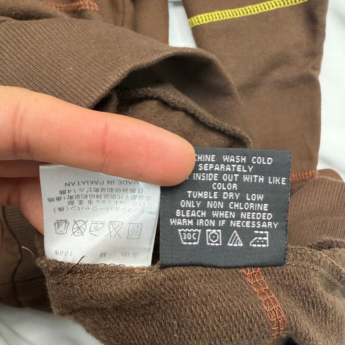 DC Shoes 빈티지 브라운 스트라이프 스웻셔츠 M 상품이미지9