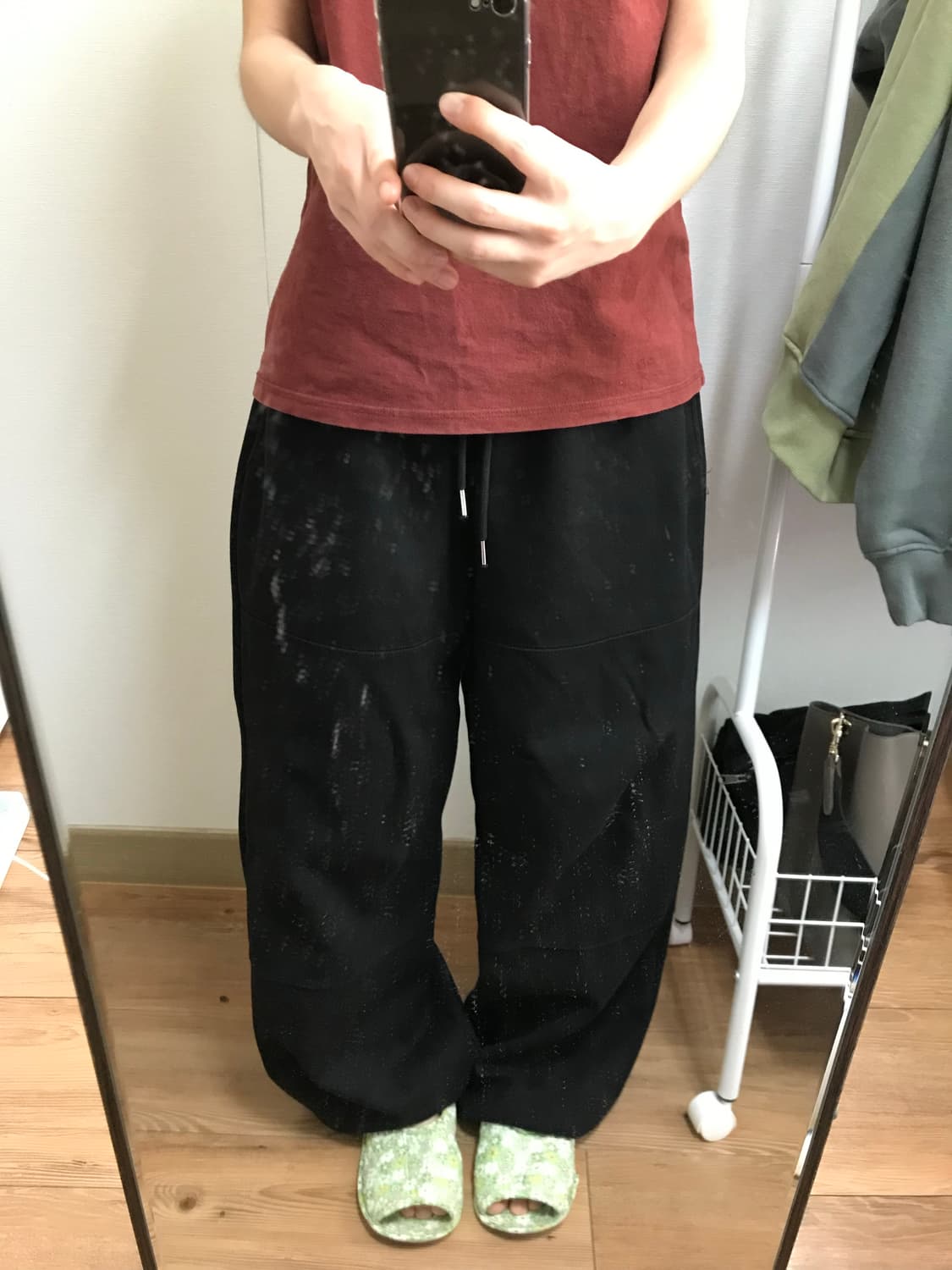 블랙 스웻팬츠 상품이미지2