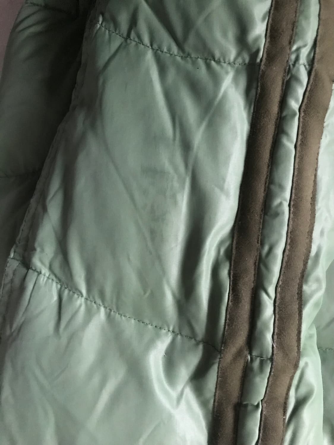 프레드페리 그린 브라운 패딩 상품이미지6