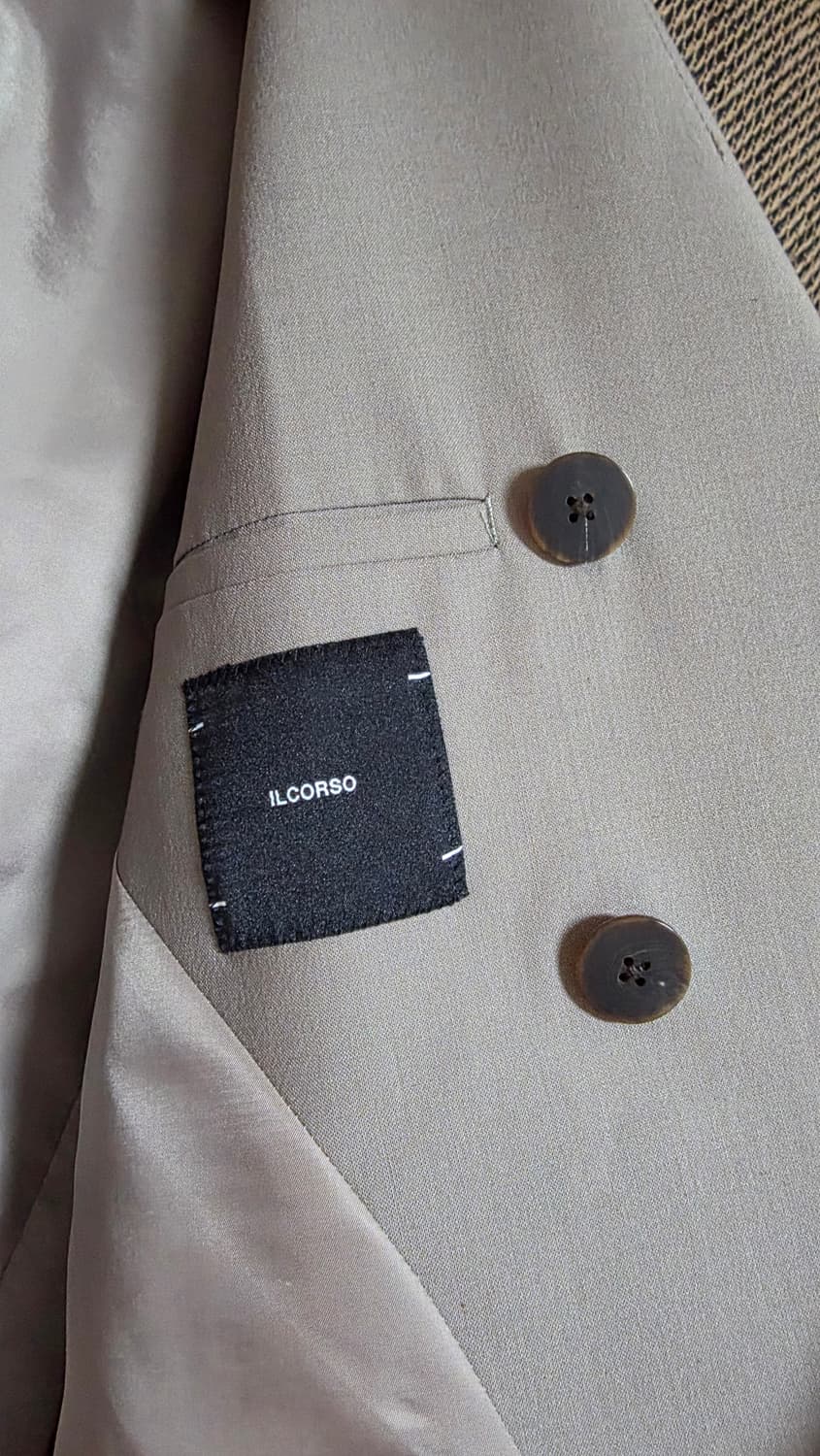 [신동품]일꼬르소 노치드 턴업 울혼방 블레이저 상품이미지6