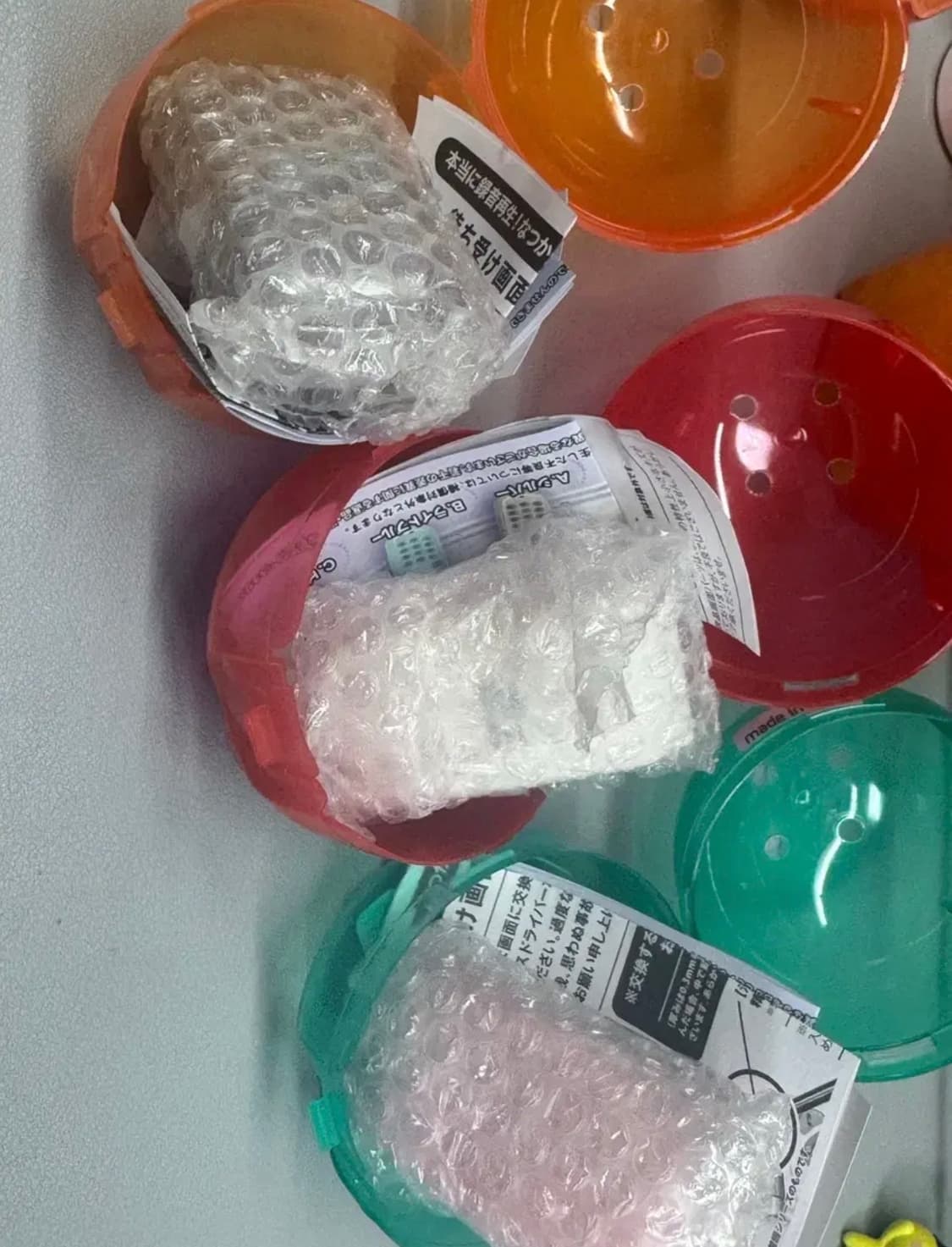 토이스피릿 녹음되는 핸드폰 폴더폰 가챠 2탄 실버 핑크 5종 상품이미지2