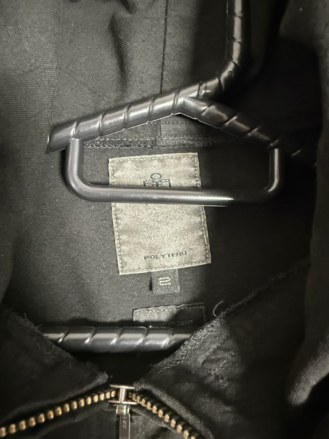 [2] 폴리테루 정규 집후디 유즈드 블랙 상품이미지2