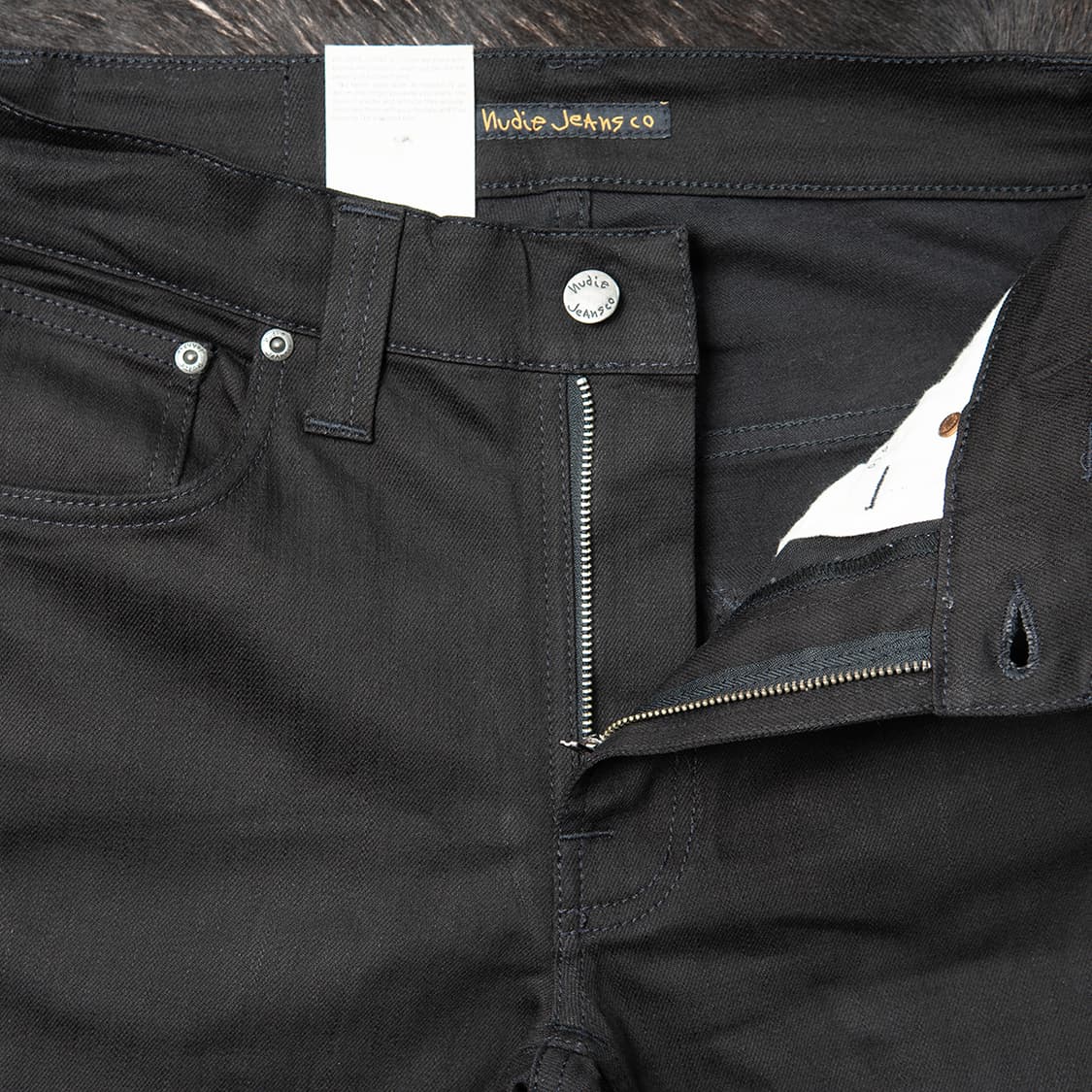 [28] 누디진 이태리 메이드 씬핀 오가닉 블랙링 데님팬츠 미사용 신품  상품이미지4