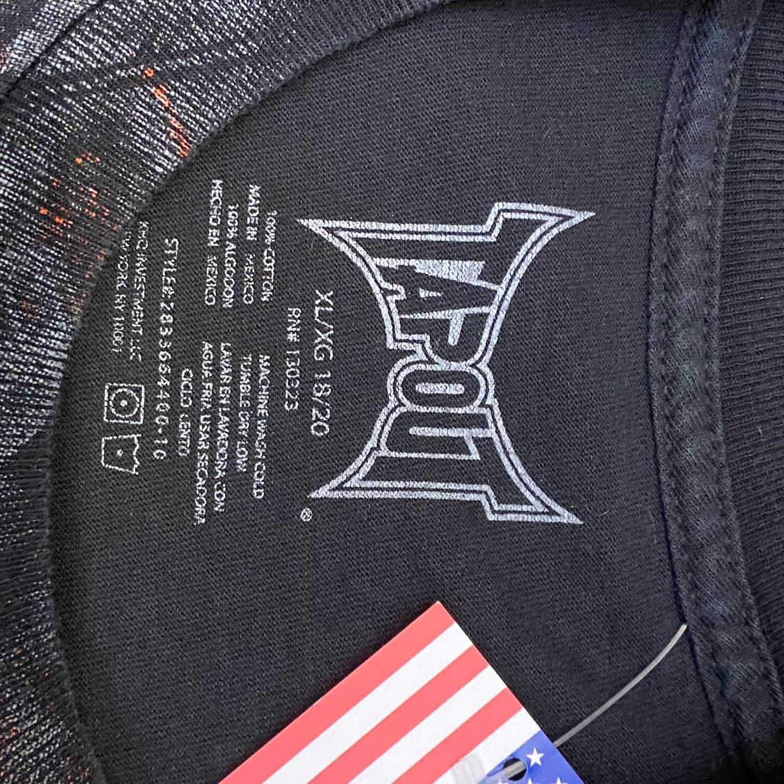 미국 빈티지 탭아웃 TAPOUT BELIEVE 해골 반팔티 락티셔츠 상품이미지4