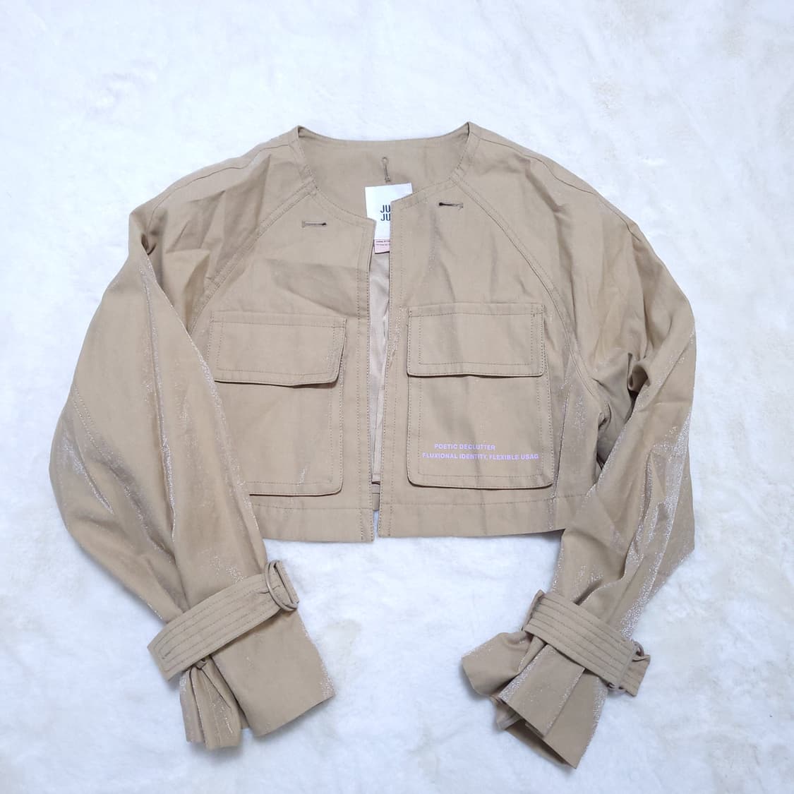 쥬시쥬디 여성 크롭자켓 80 0312 상품이미지2