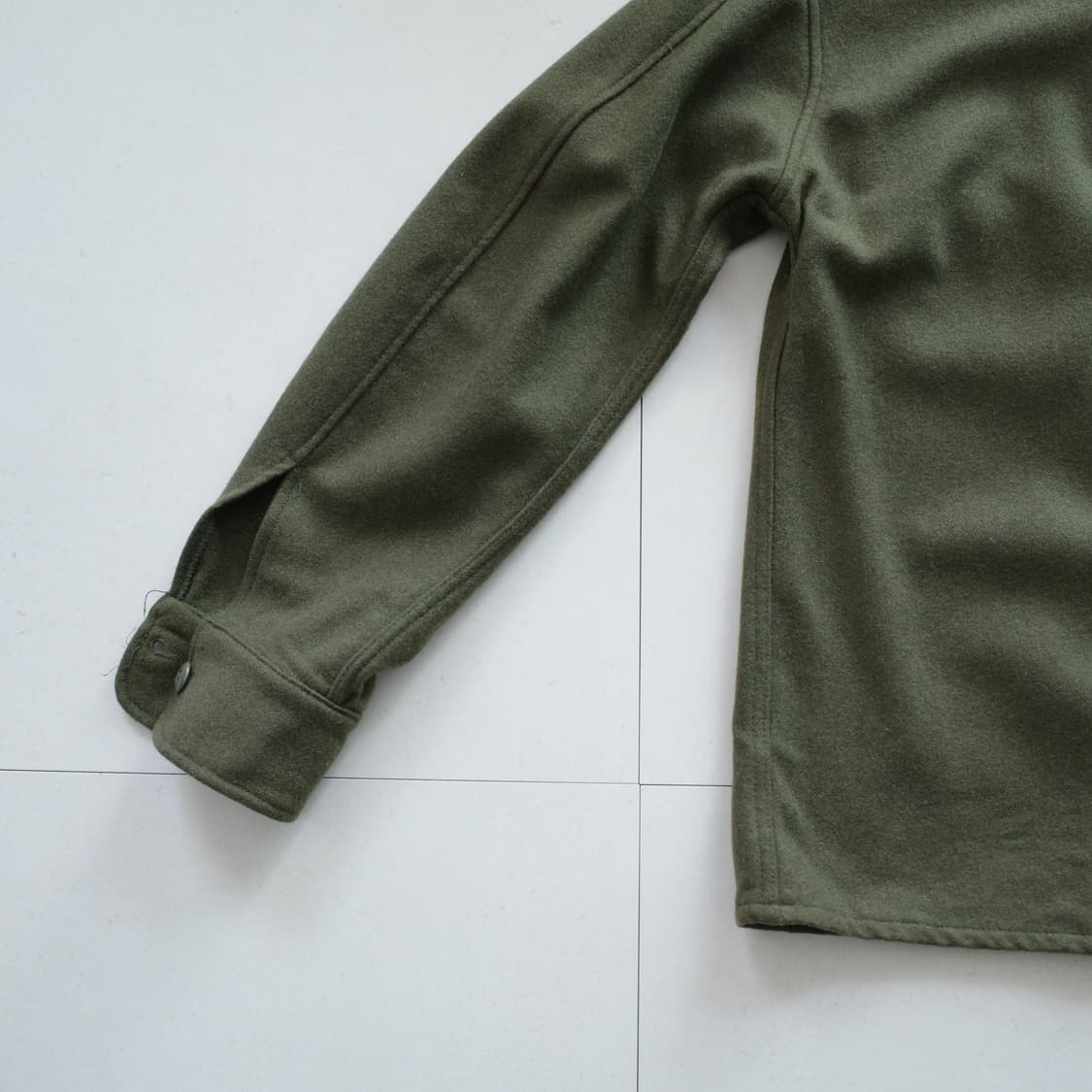 70s 미군 울 필드셔츠 OG108 스몰 빈티지 상품이미지9