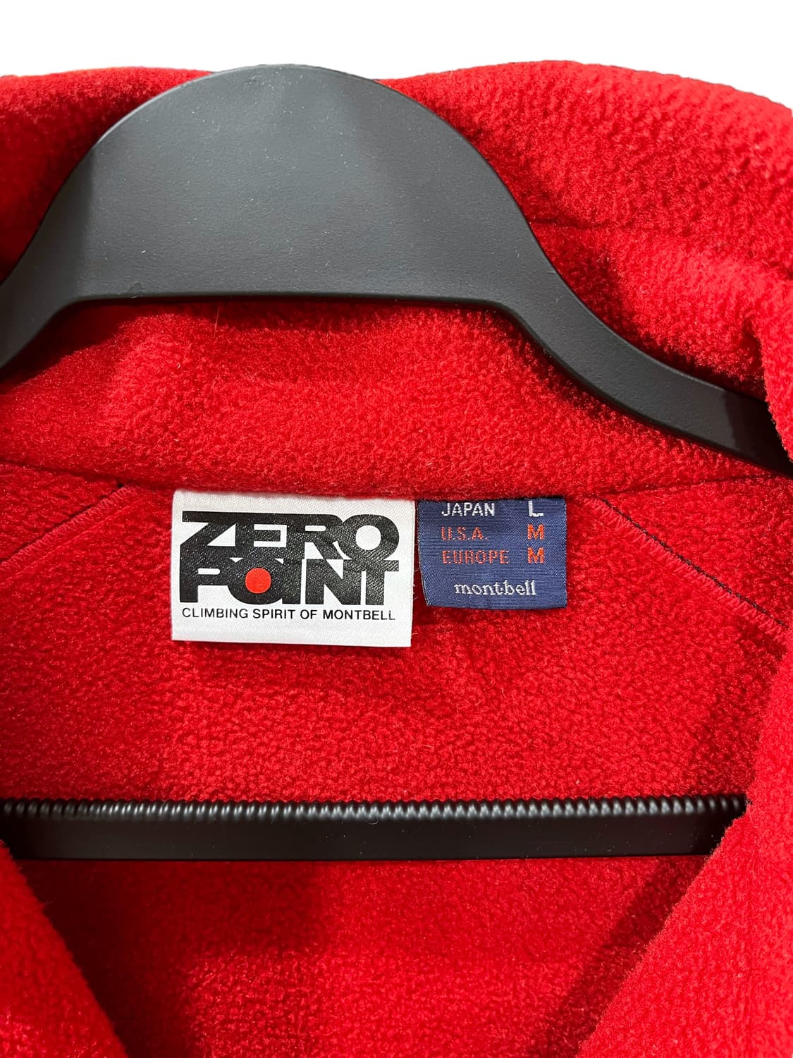 몽벨 일본판 제로포인트 폴라텍 집업자켓 상품이미지4