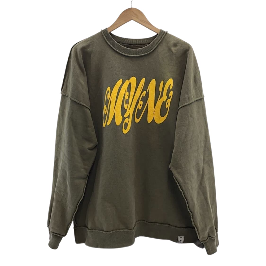 미하라 야스히로 마인 컷소우 빈티지 가공 오버 스웻셔츠 상품이미지1