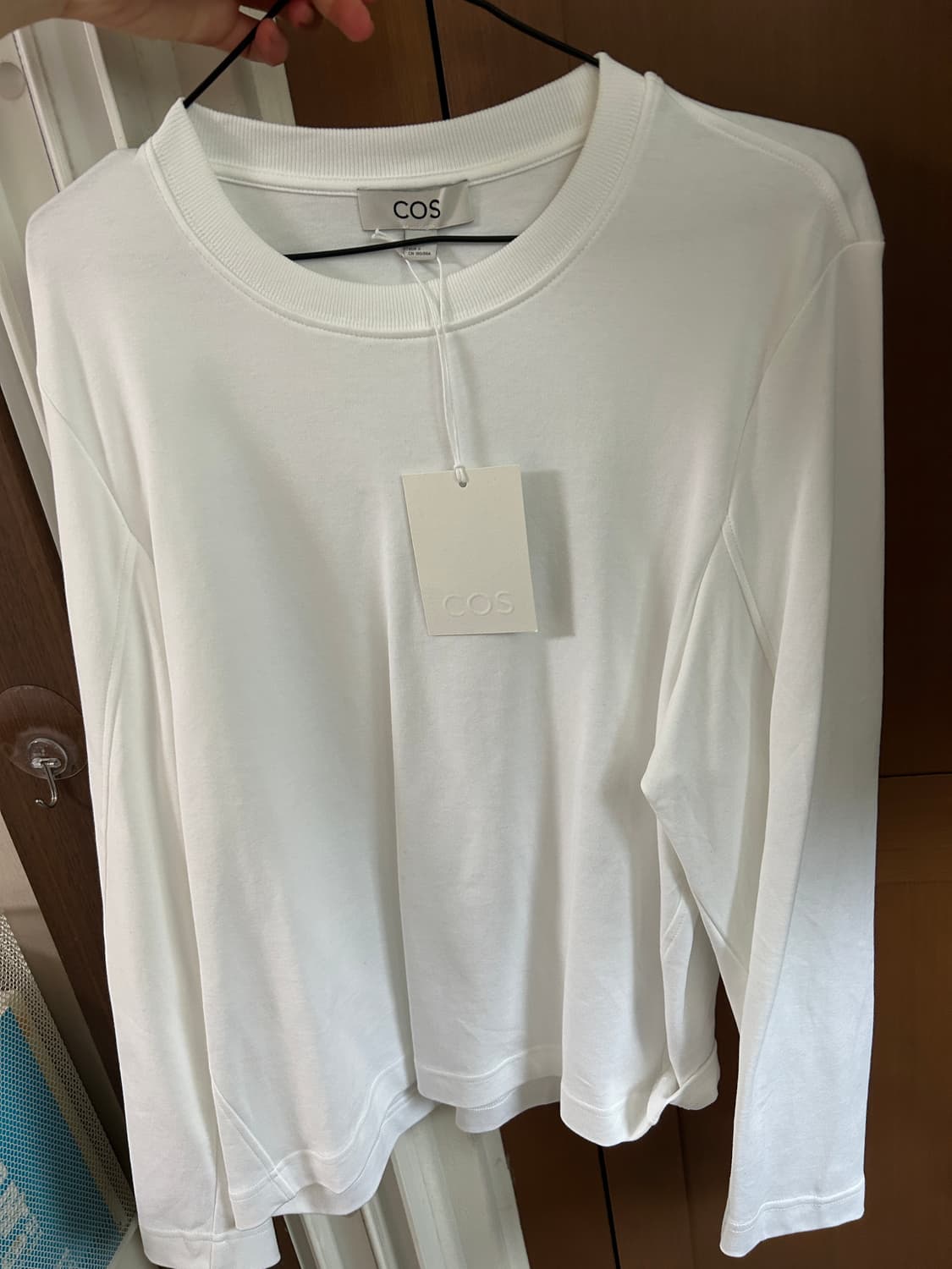 (새상품)코스 롱슬리브 화이트 상품이미지2