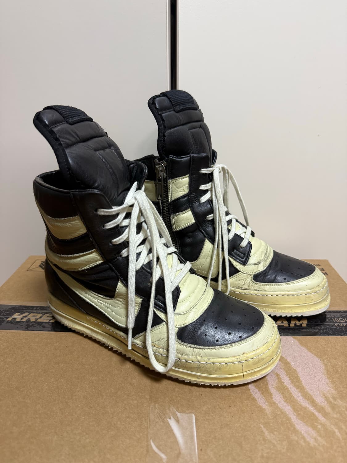 [41] 릭오웬스 덩크 릭나이키 검흰 상품이미지3