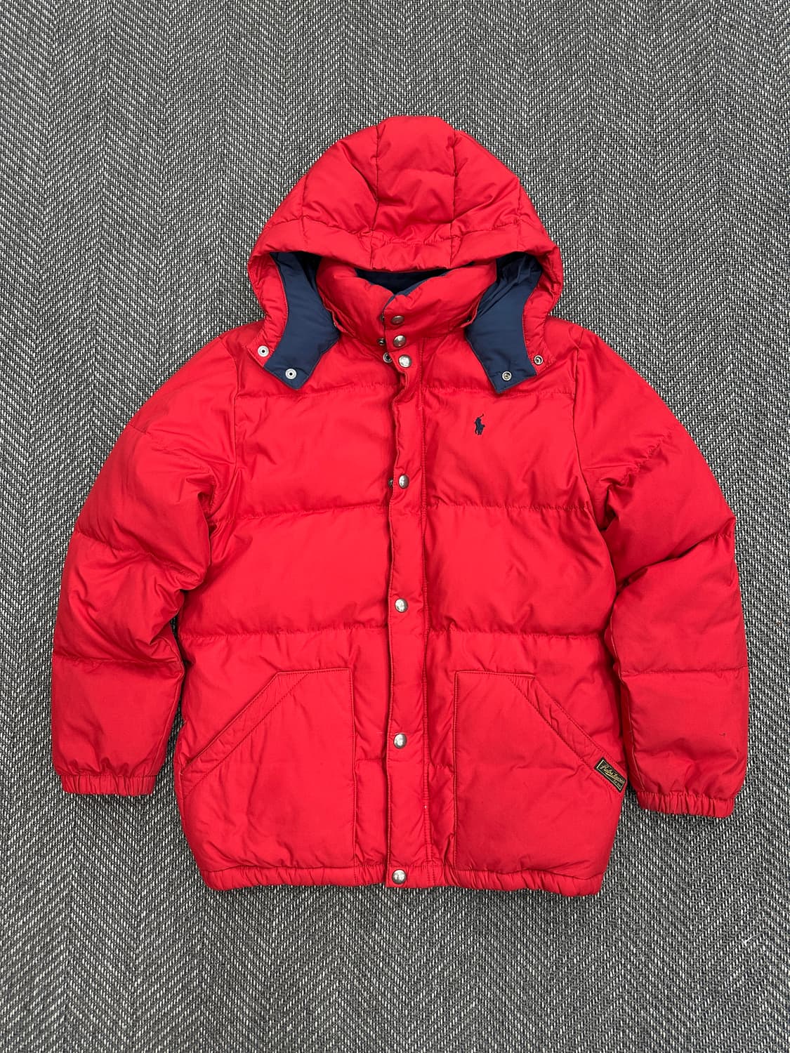 폴로 패딩 레드 상품이미지1