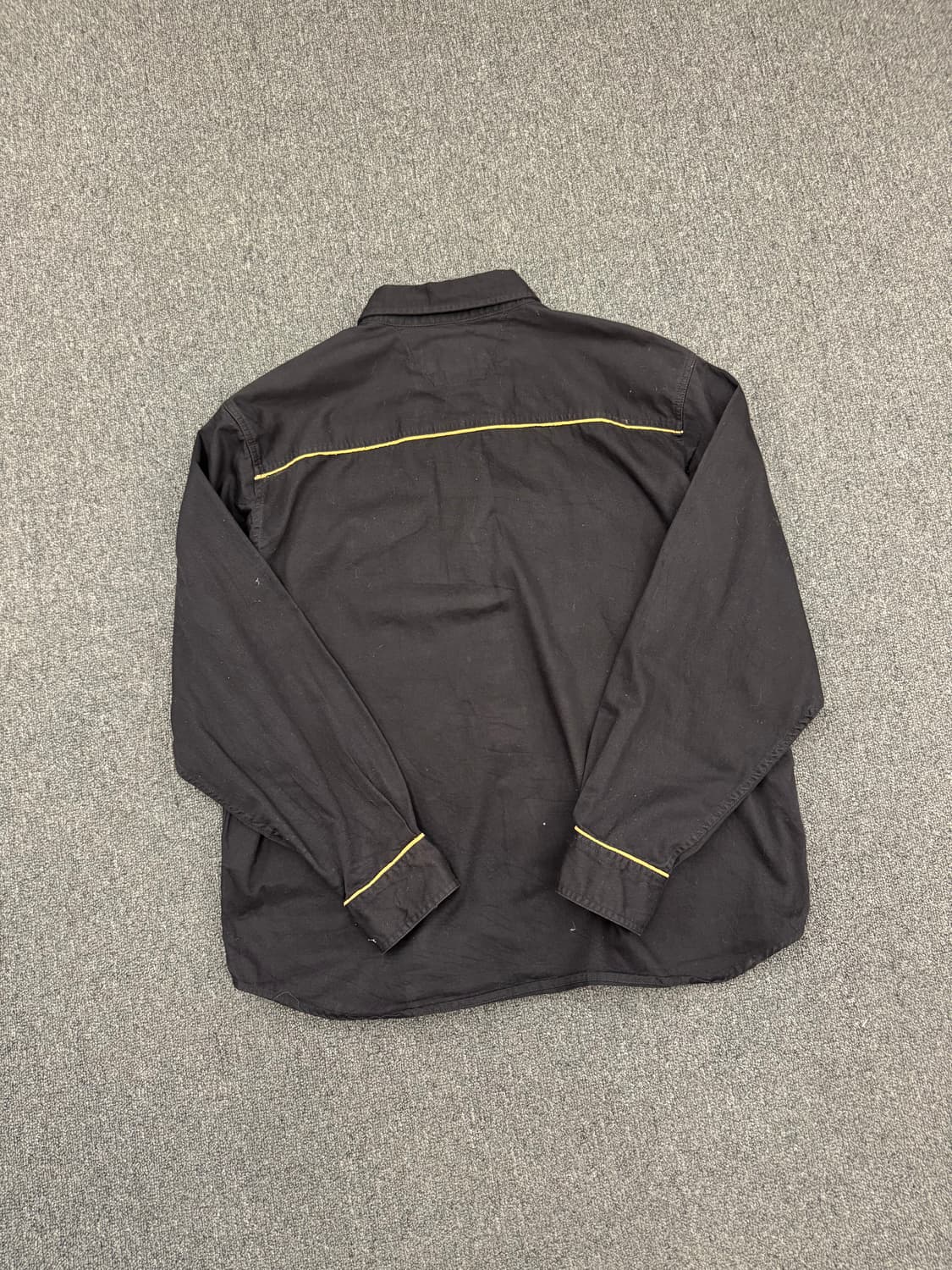 XL)할리데이비슨 빈티지 자수 포인트 블랙 긴팔 셔츠 상품이미지5