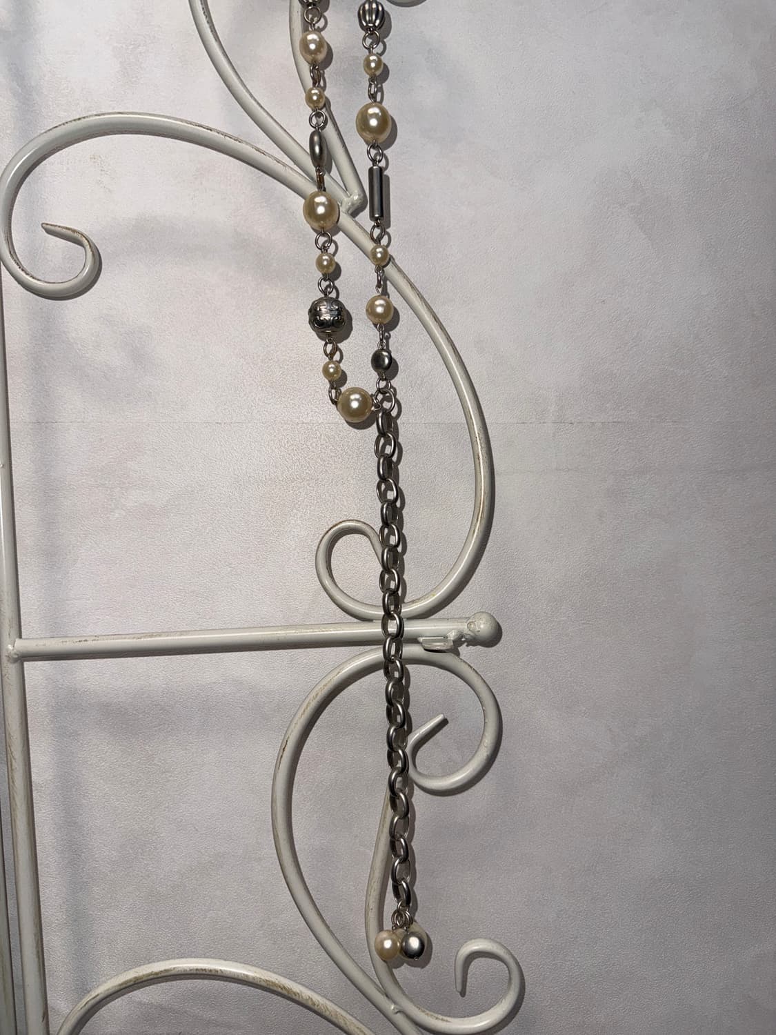 Oriental bold pearl double chain belt 상품이미지7