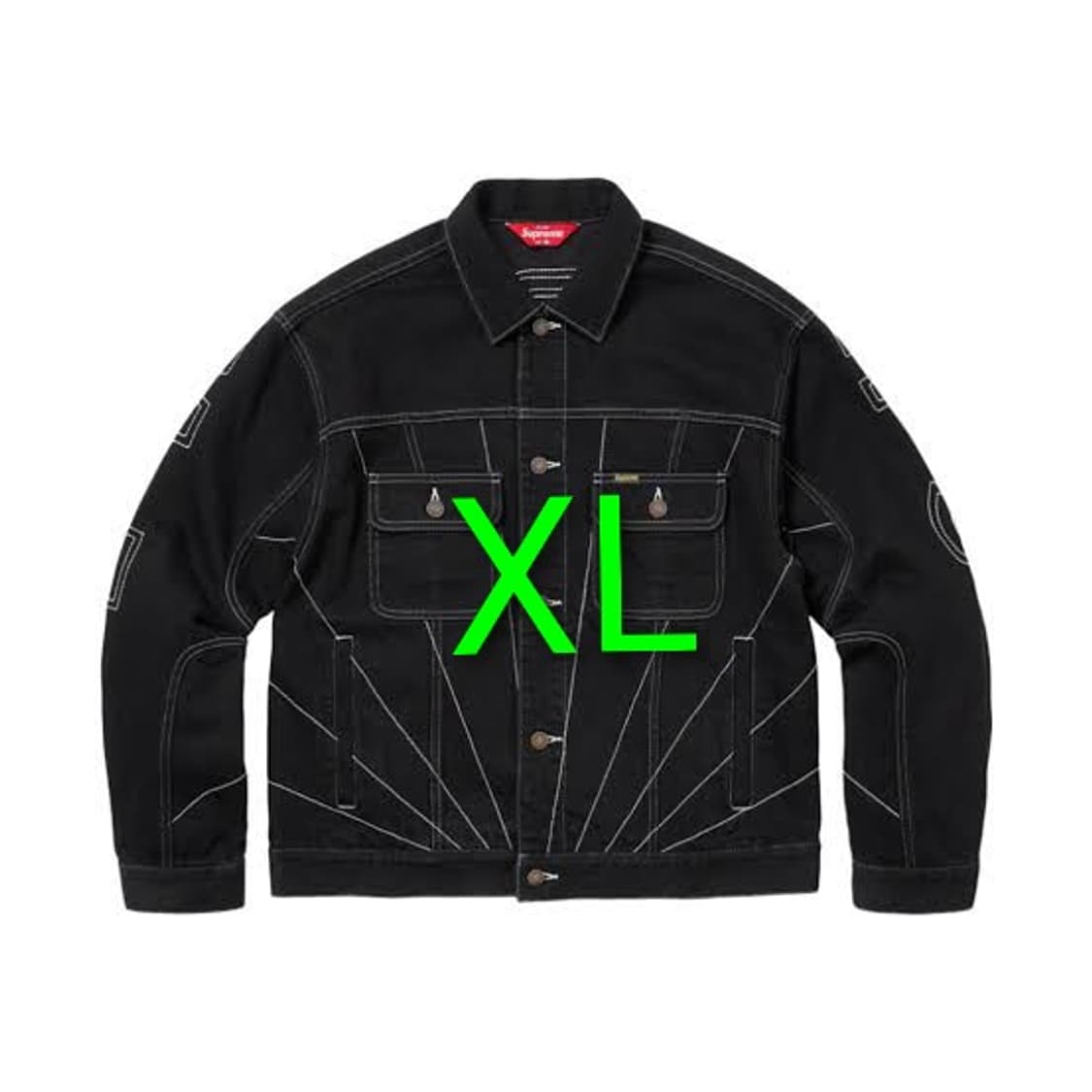 슈프림 레이디얼 자수 데님 트러커 자켓 FW23 상품이미지1