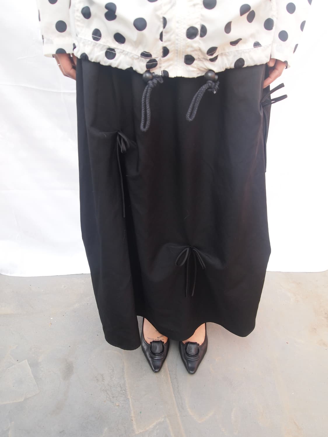 빈티지 리본 스커트 상품이미지4