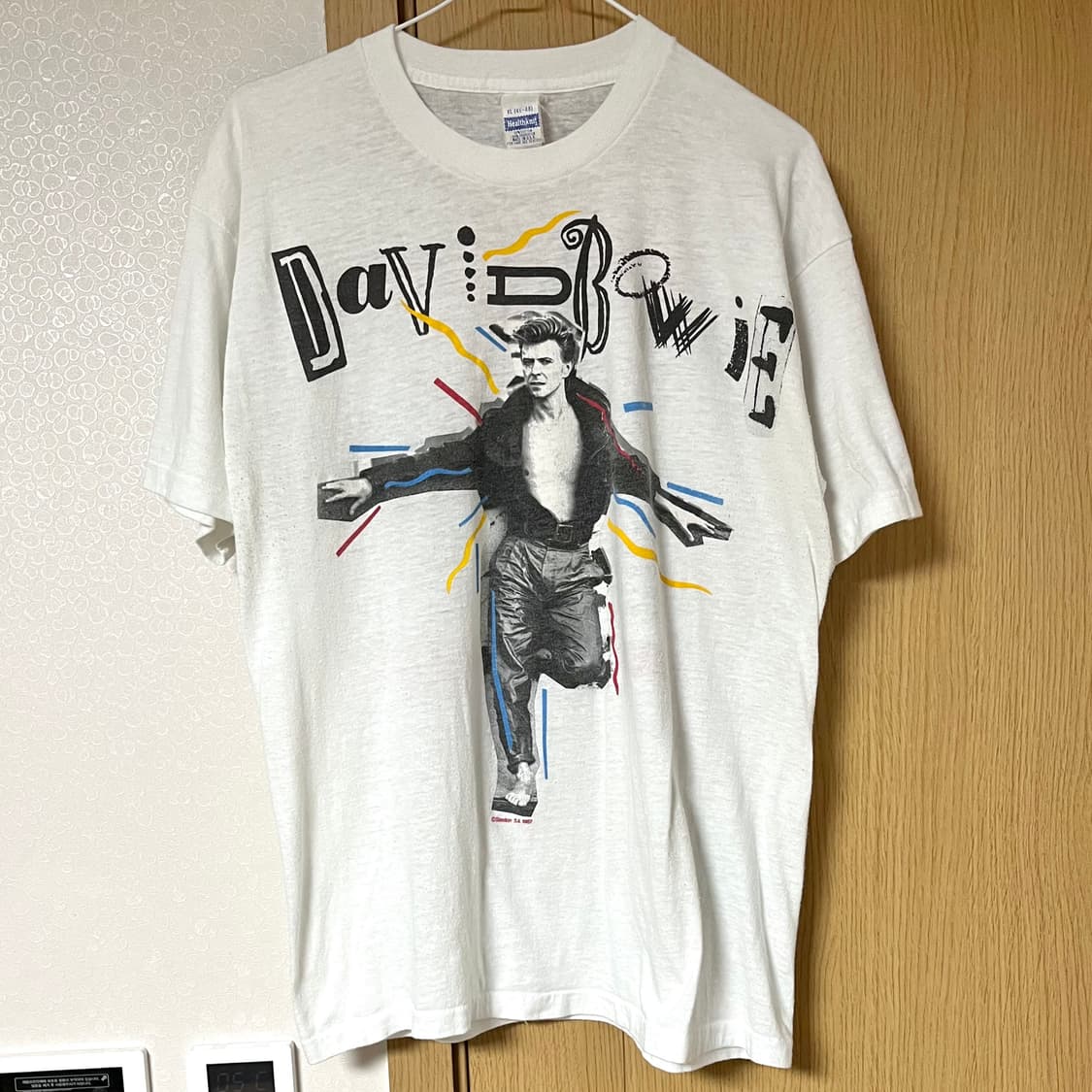 80s 밴드티 빈티지 반팔 티셔츠 / 데이비드 보위 david bowie 상품이미지1