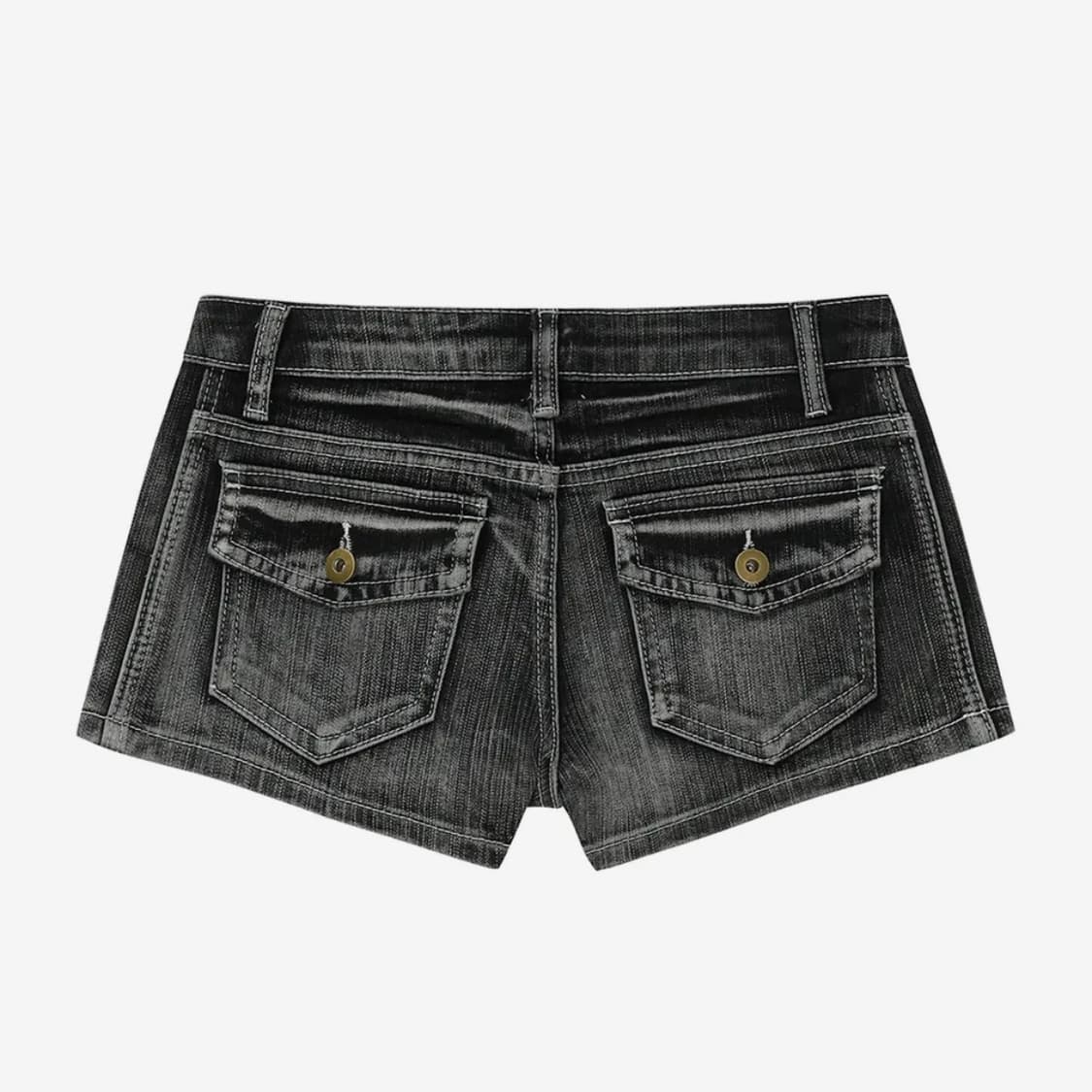 길라아카이브 타투 그래픽 데님 쇼츠 팬츠 그레이 반바지 숏츠  상품이미지2