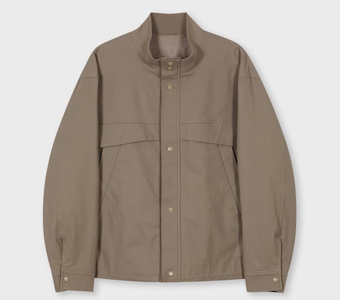 아워스코프 하프넥 블루종 베이지 1사이즈 상품이미지1